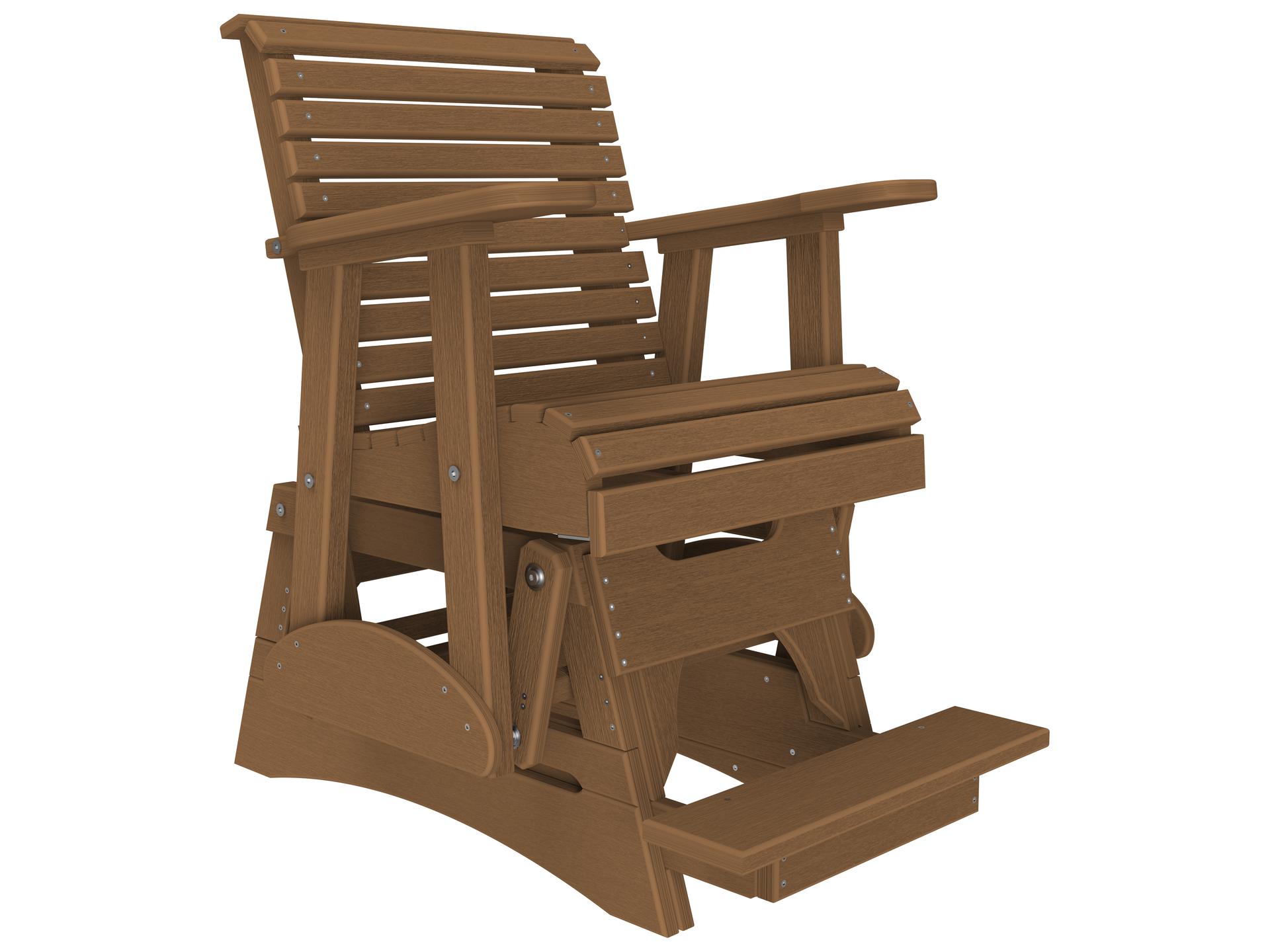 Recycled Plastic Plain Counter Glider Chair