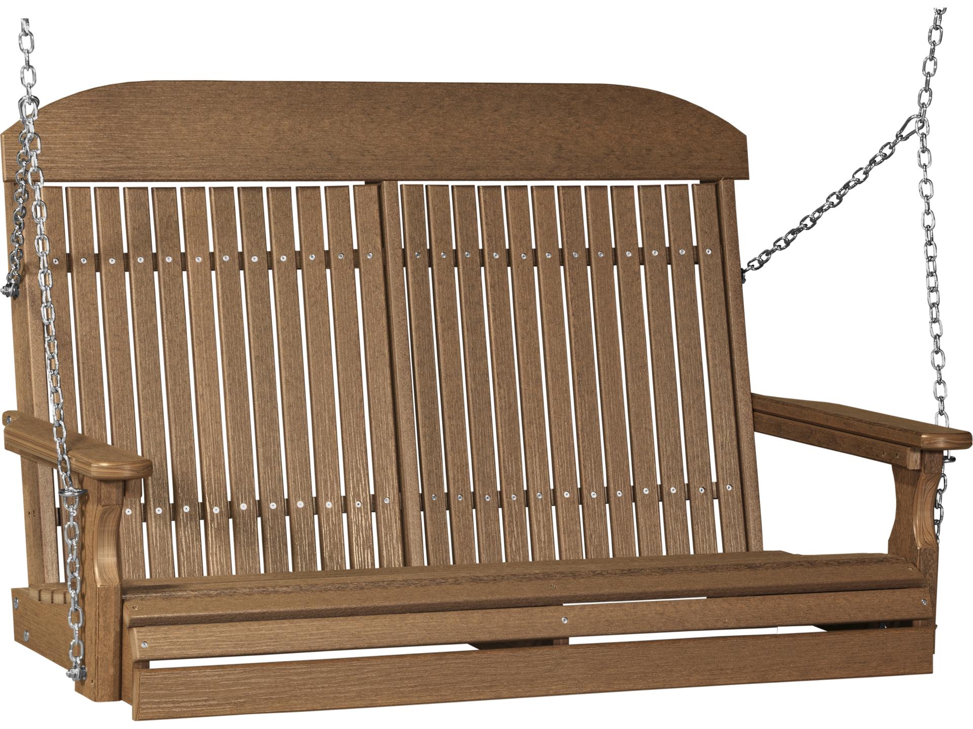 Recycled Plastic 4' Classic Outdoor Patio Swing