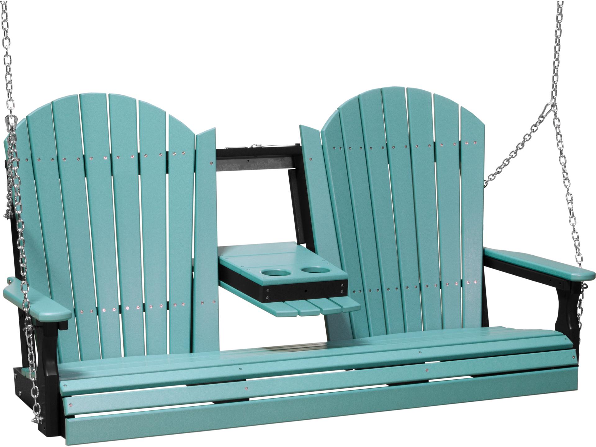 Recycled Plastic 5' Adirondack Outdoor Patio Swing