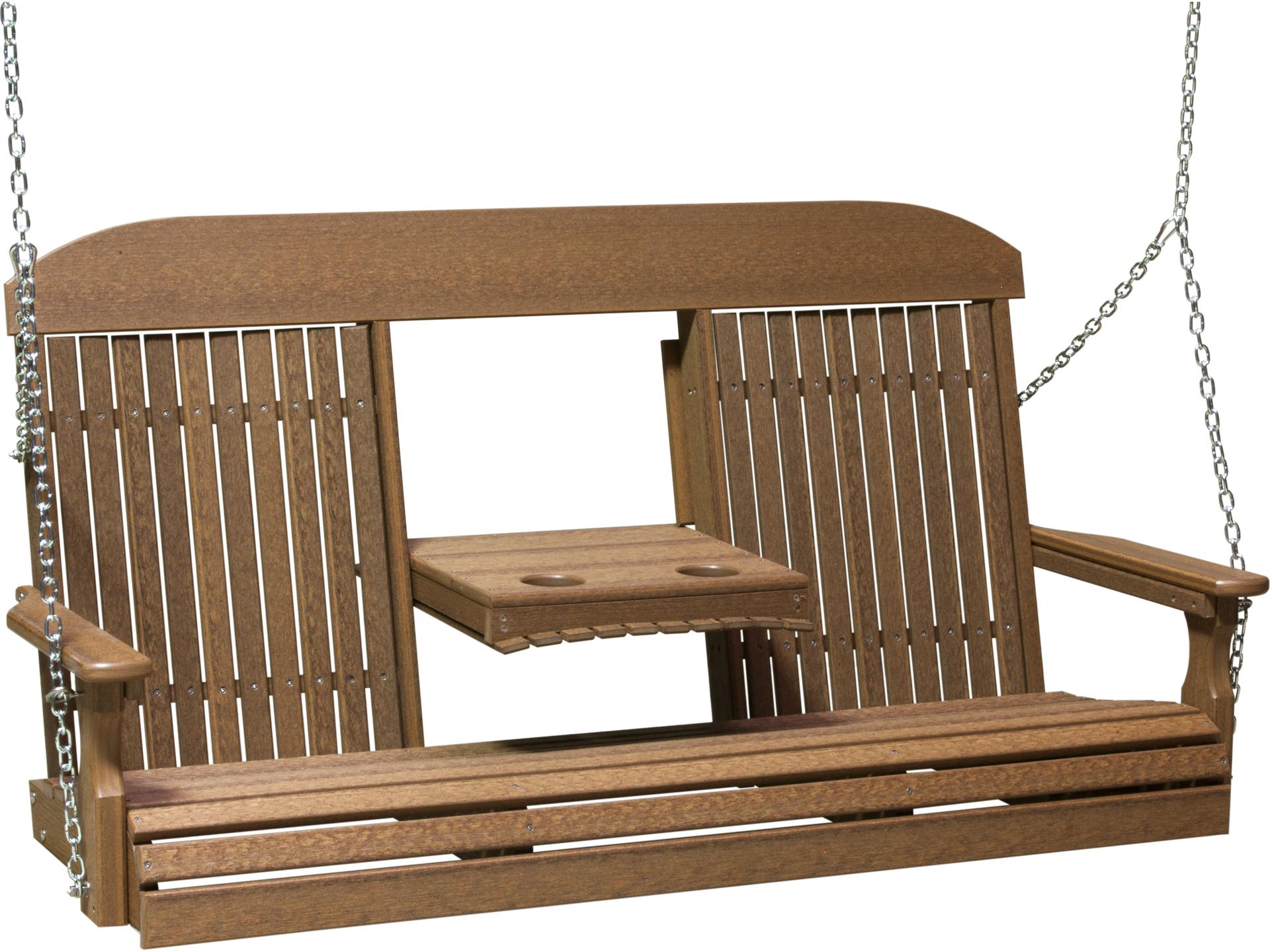 Recycled Plastic 5' Classic Outdoor Patio Swing