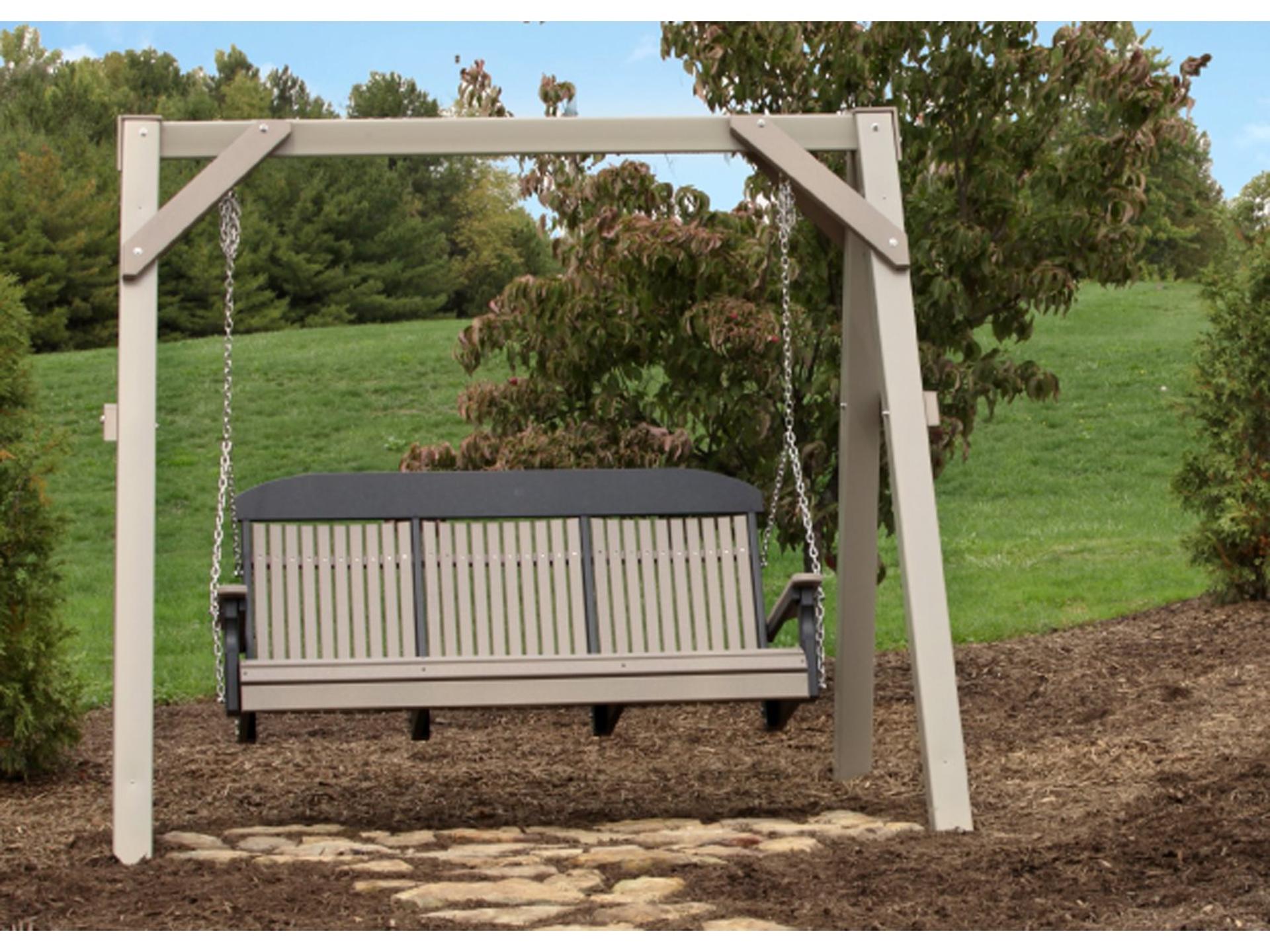 LuxCraft Recycled Plastic Patio Swing