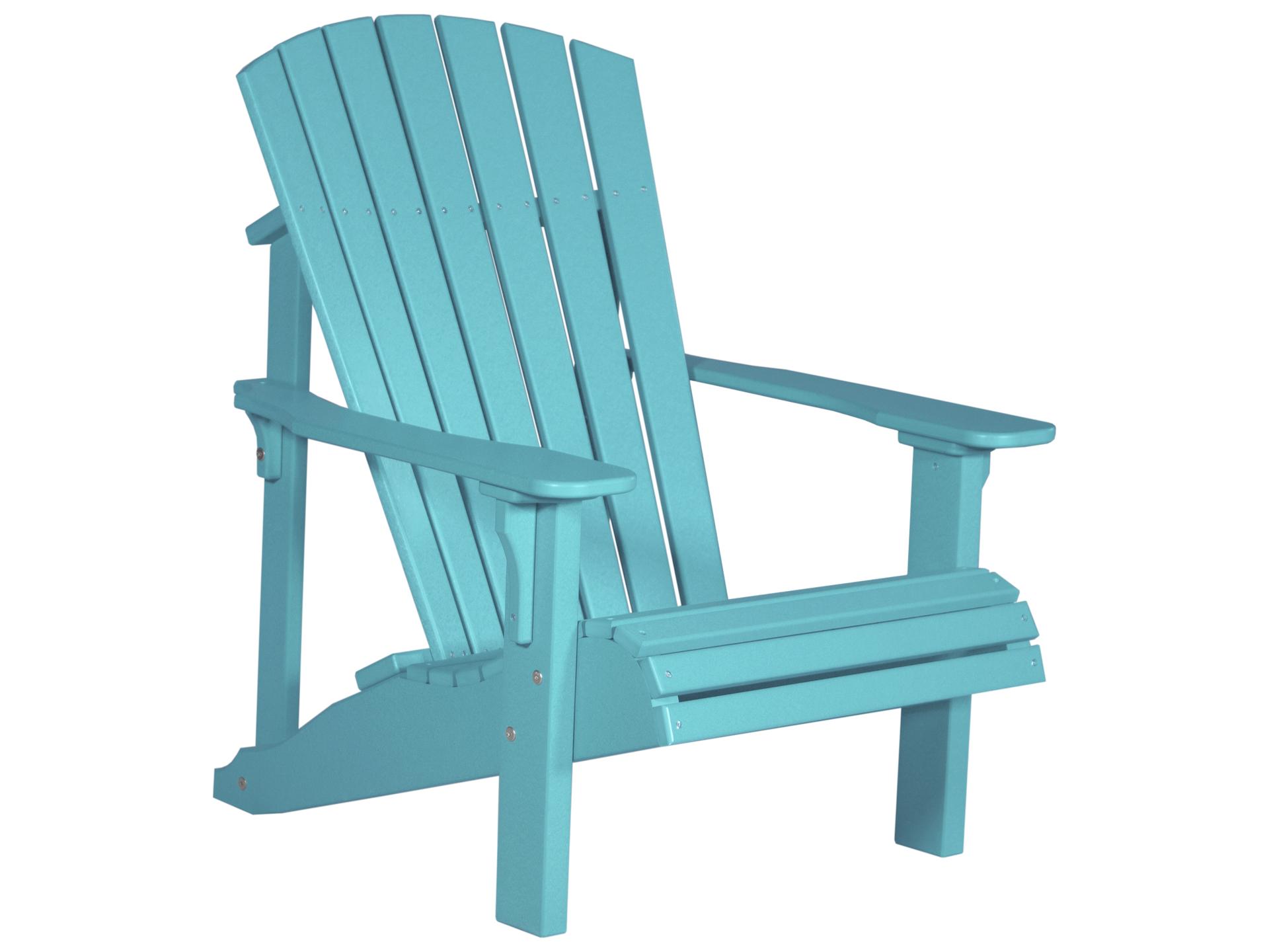 Recycled Plastic Deluxe Outdoor Patio Adirondack Chair