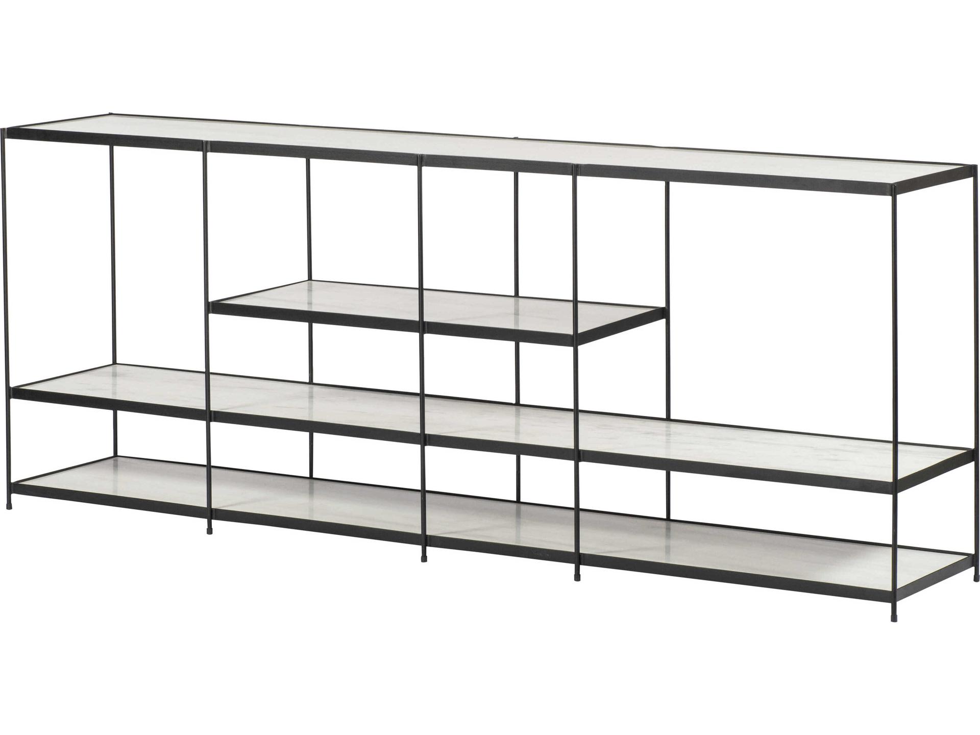 Etta Industrial Black Etagere