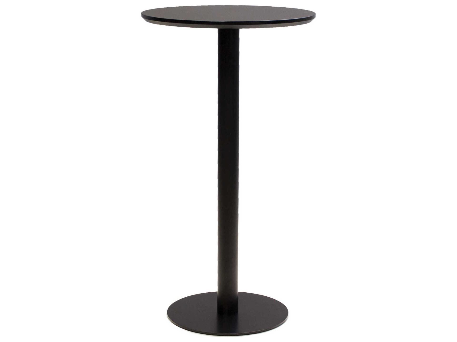 Half Pint Round Bar Table in Black