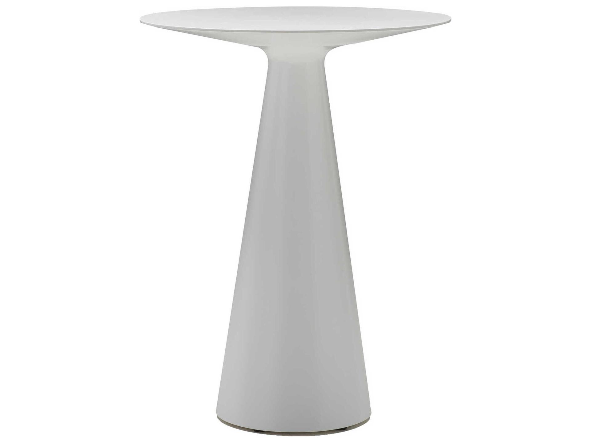 Maldives Round Bar Table White