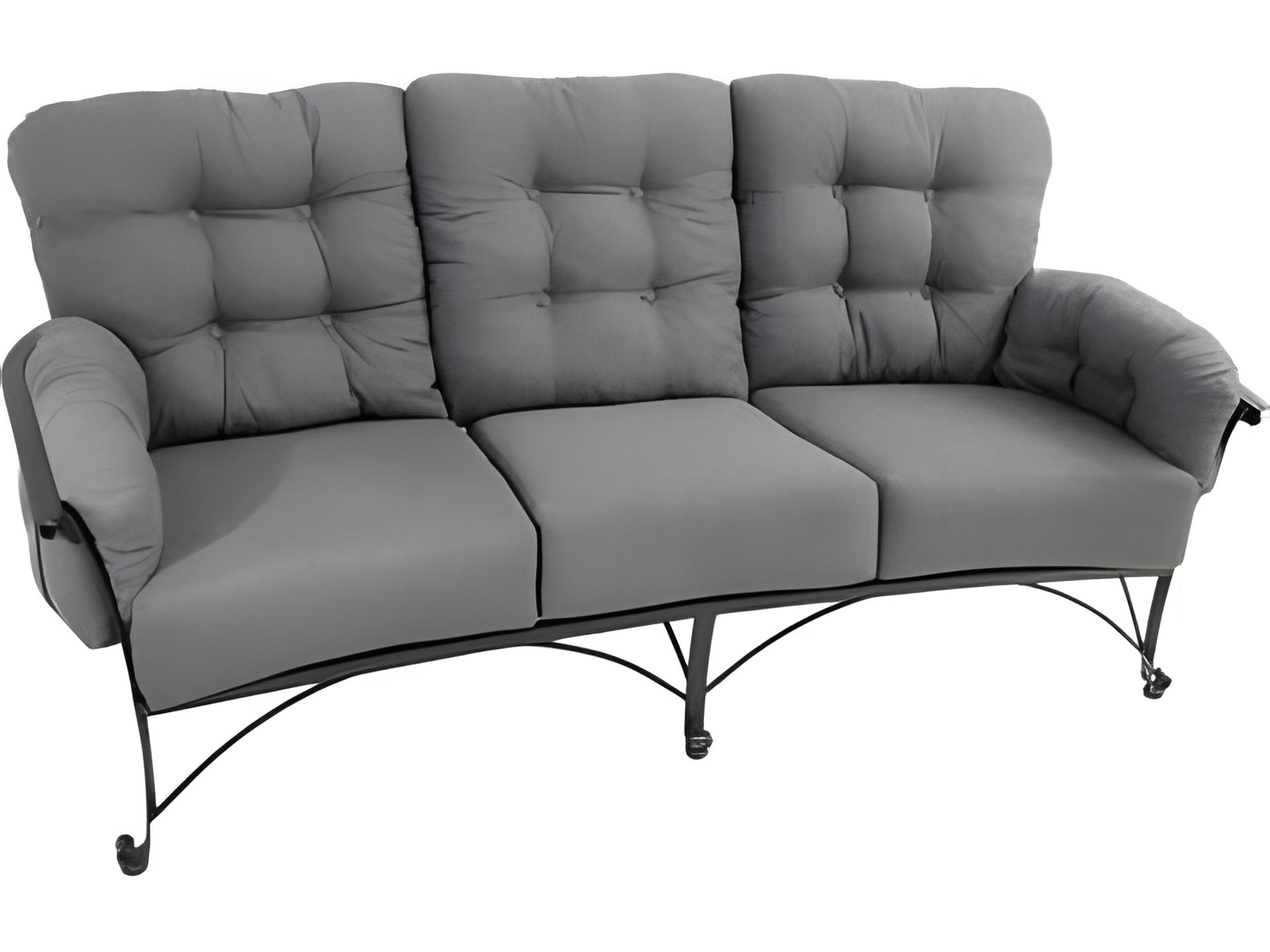 Meadowcraft Vinings Deep Seating Wrought Iron Patio Sofa