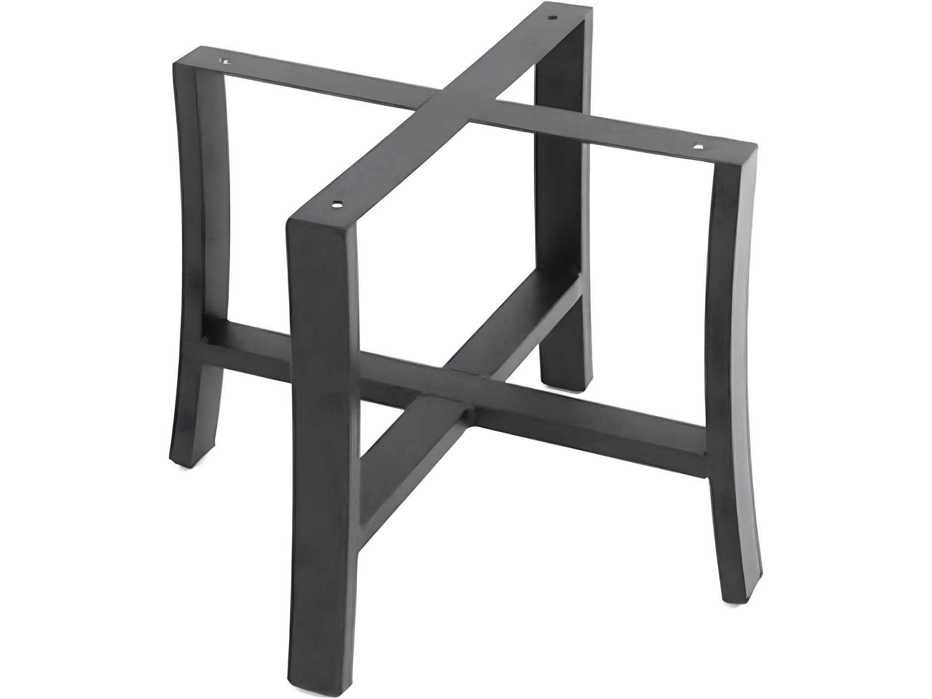 Maddux Square Wrought Iron End Table Base