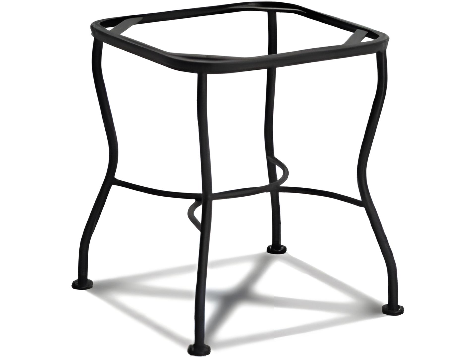 Wrought Iron Outdoor End Table Base Tube