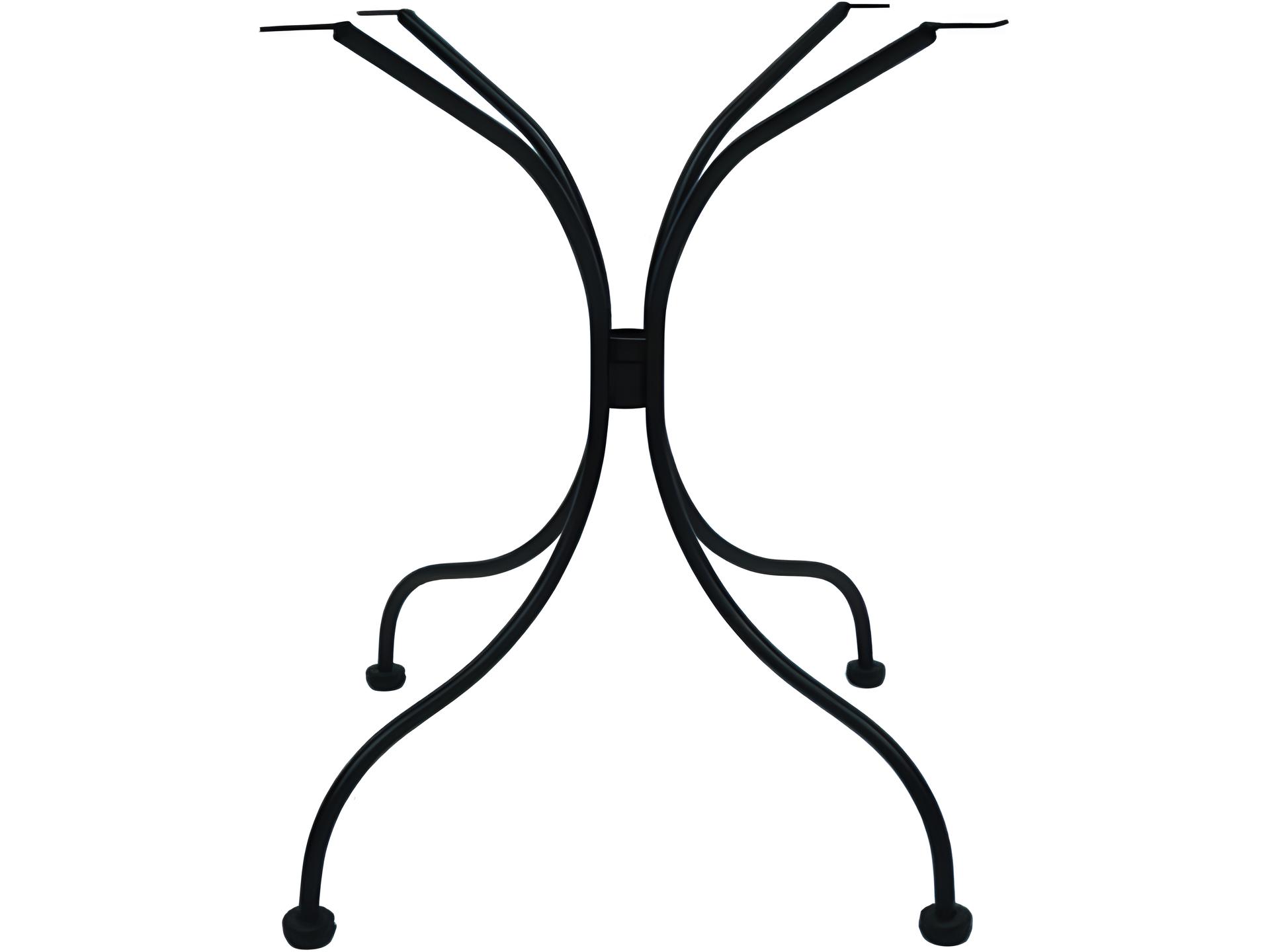 Wrought Iron Butterfly Leg Outdoor Dining Table Base