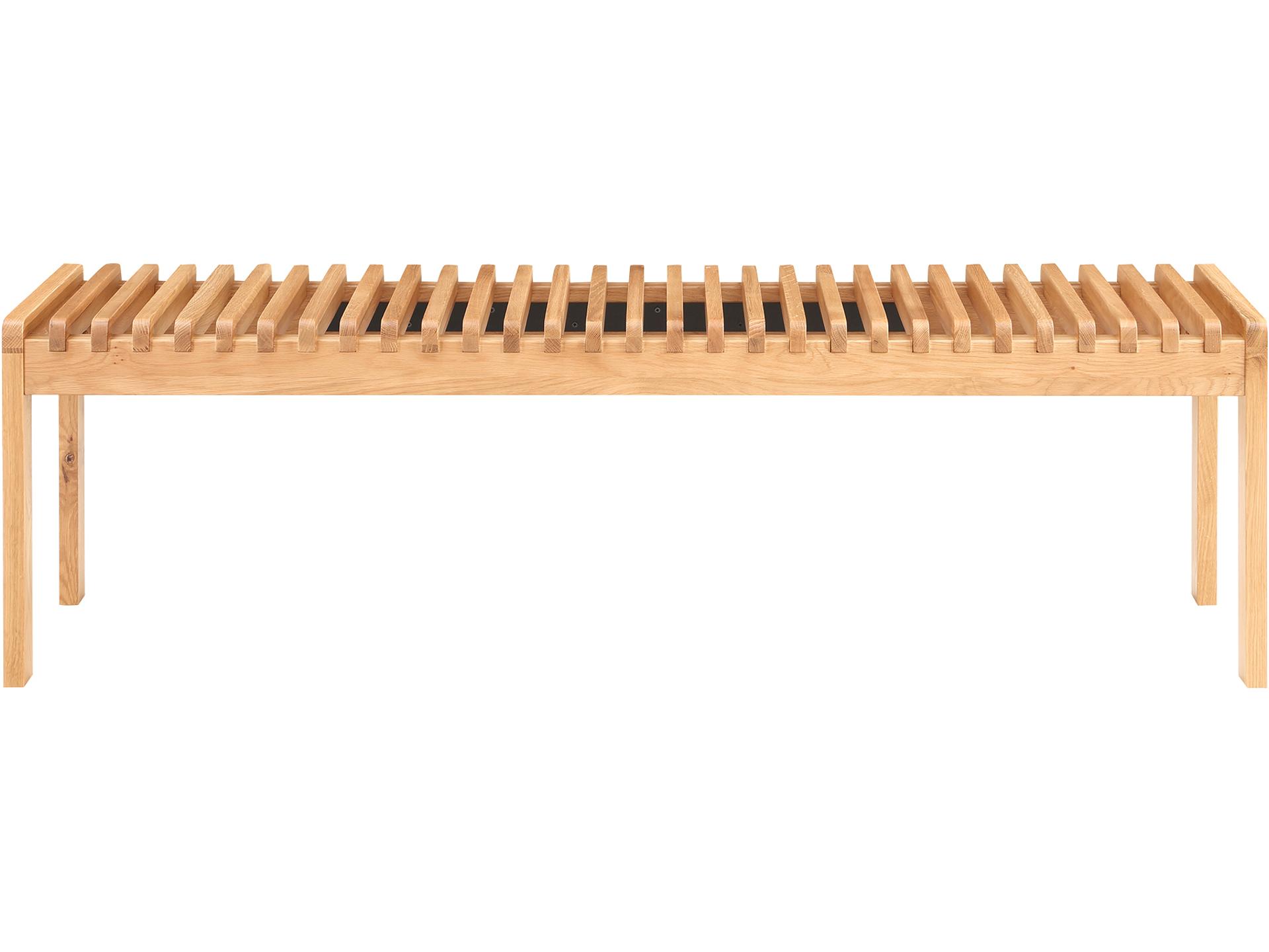 Rohe Natural Oak Brown Accent Bench