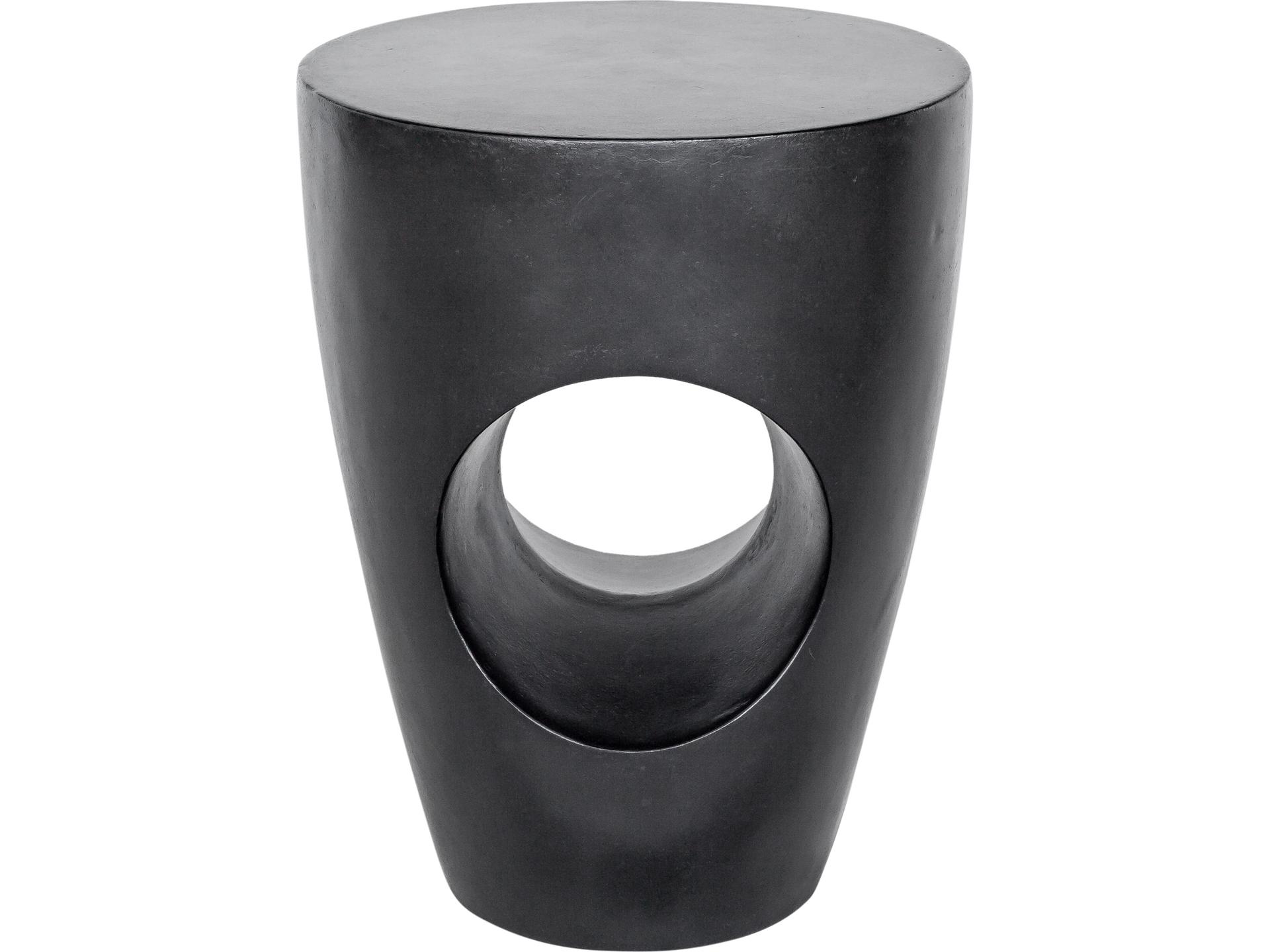 Aylard Black Accent Stool