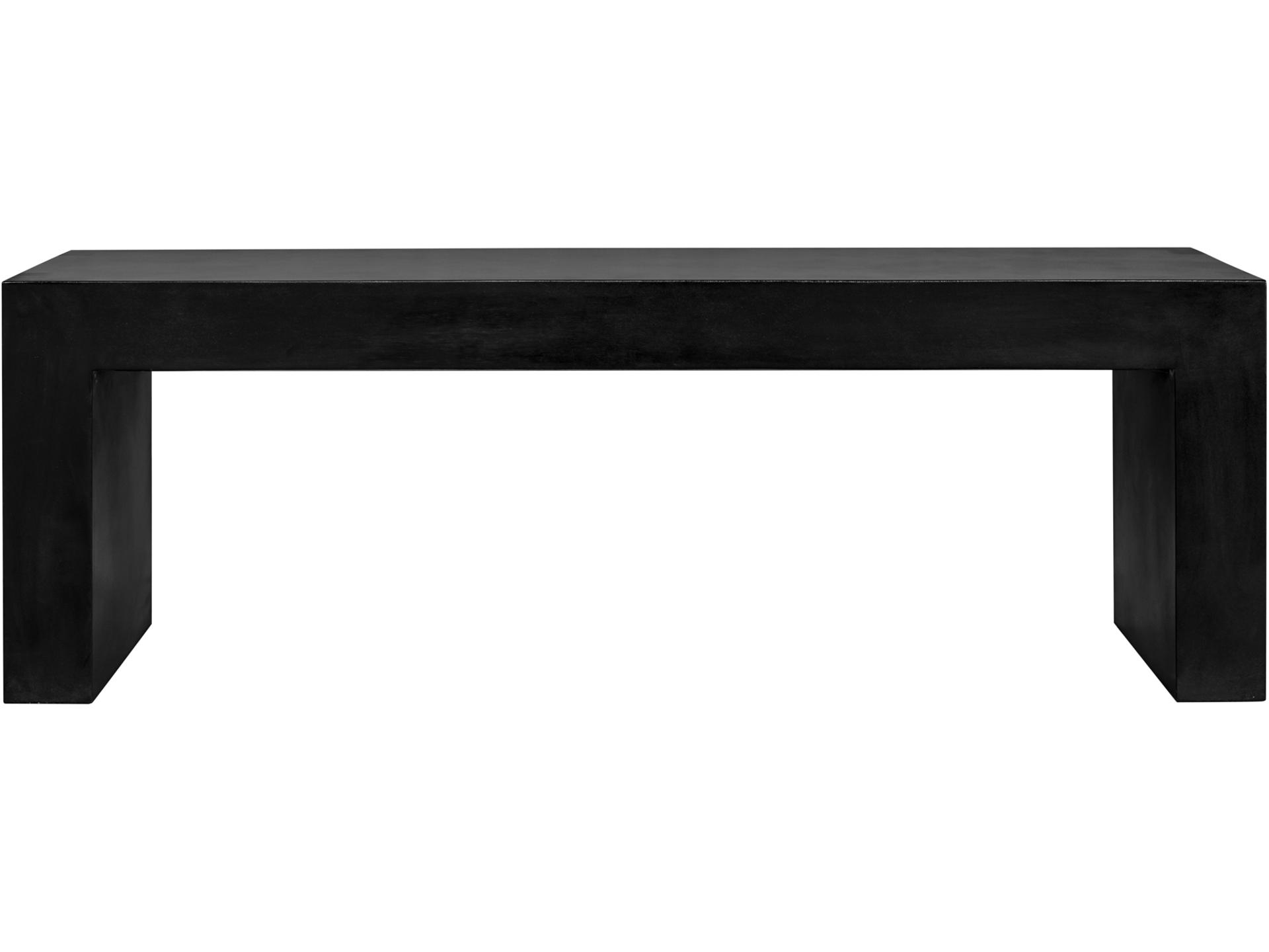 Lazarus Black Accent Bench