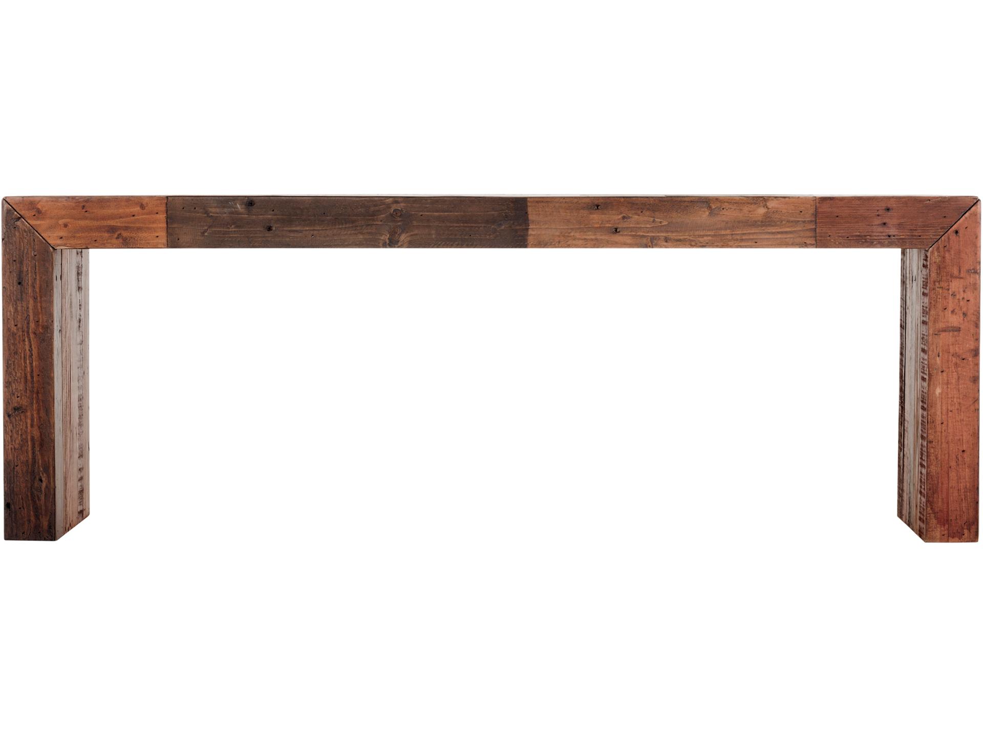 Vintage Dining Bench Rustic Recycled Pine Wood