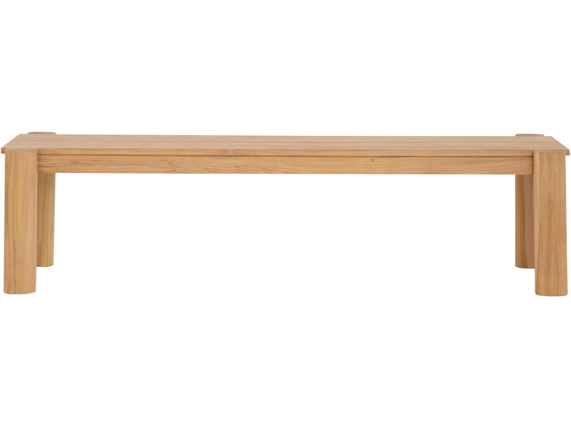 Temp Natural Brown Accent Bench