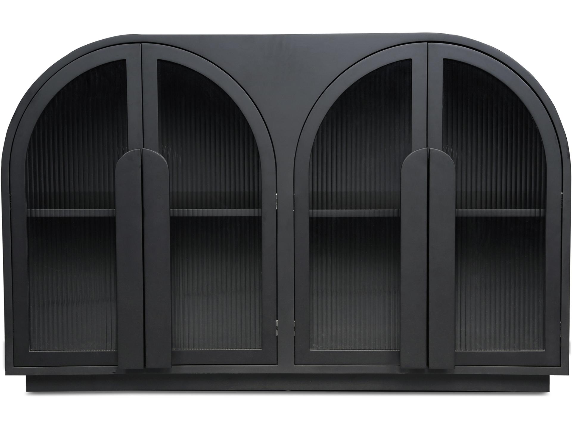Salone 53" Beech Wood Black Sidecoard