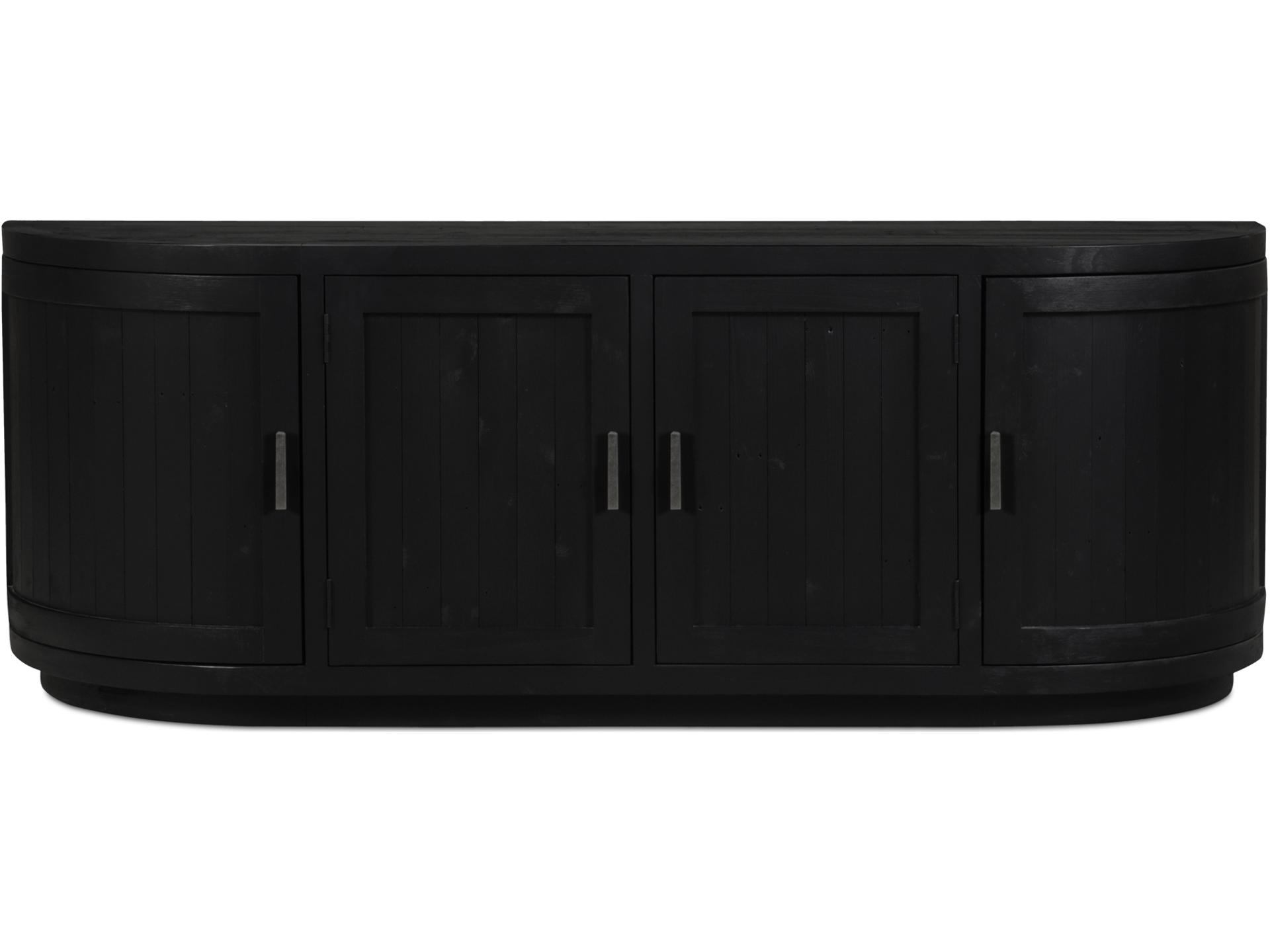 Nicola 71" Media Cabinet Black