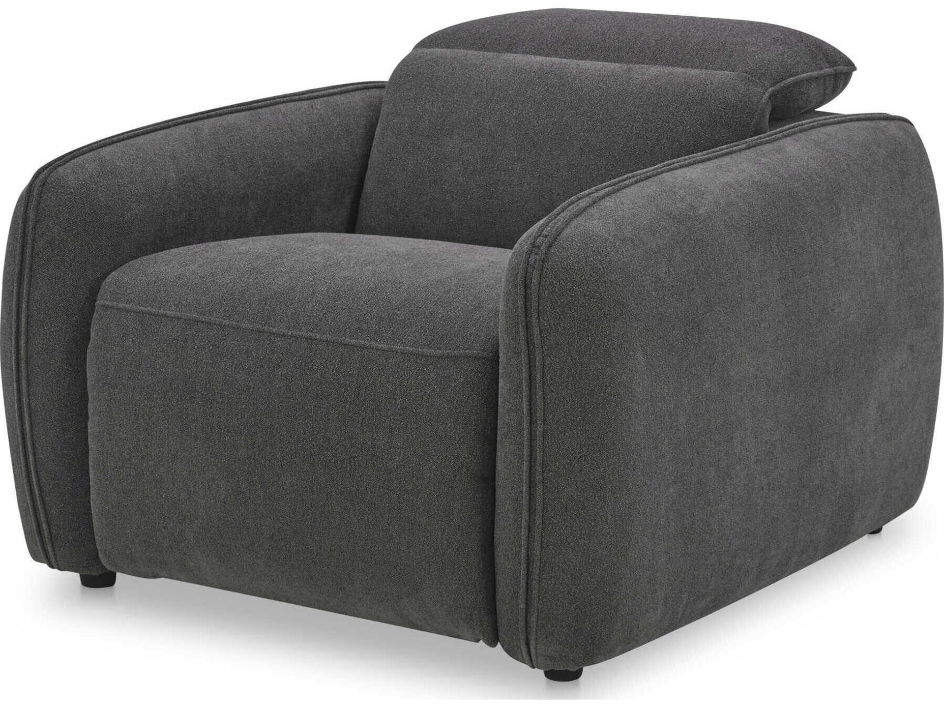 Eli Grey Upholstered Recliner