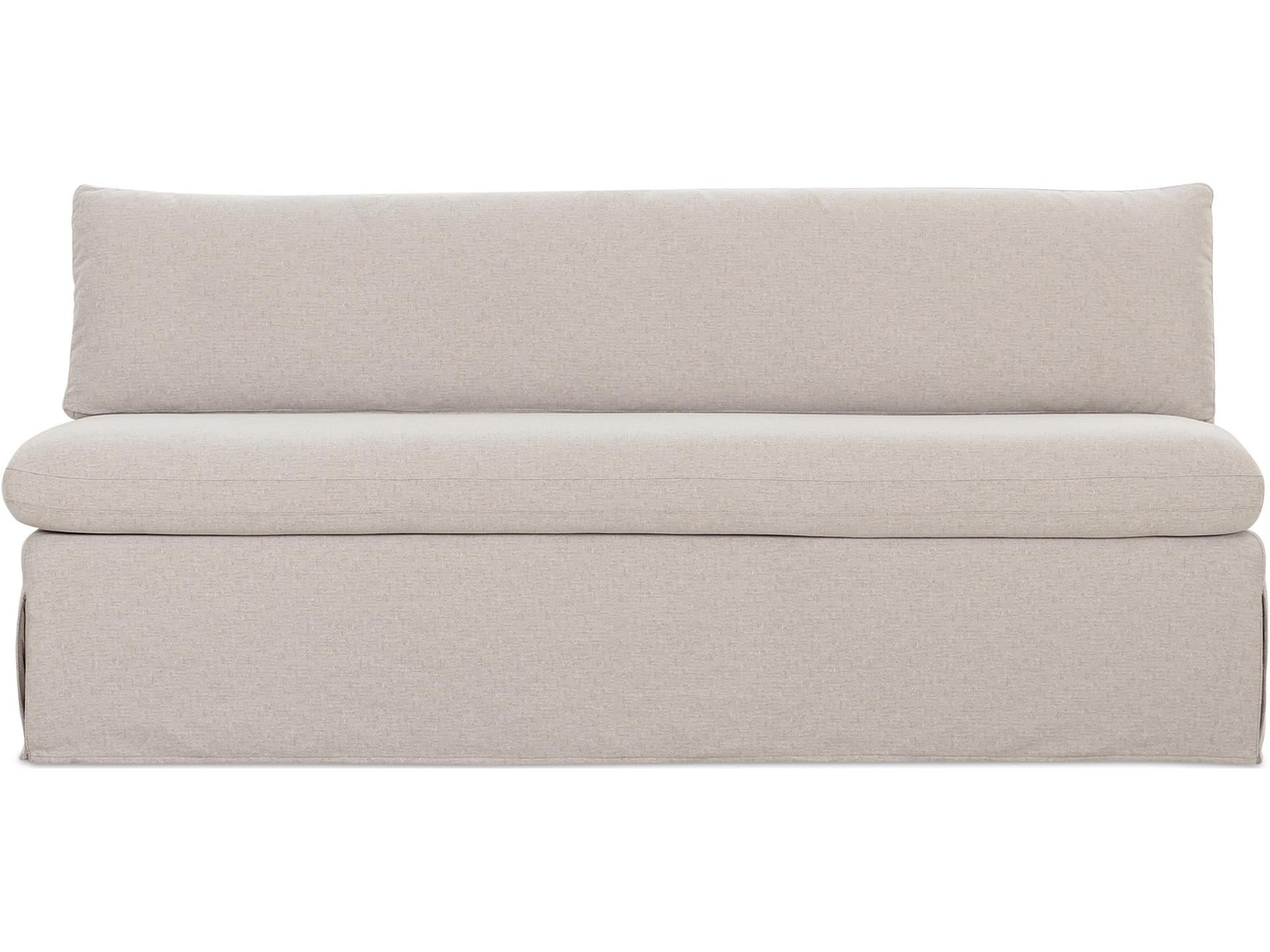 Fable Beige Upholstered Accent Bench