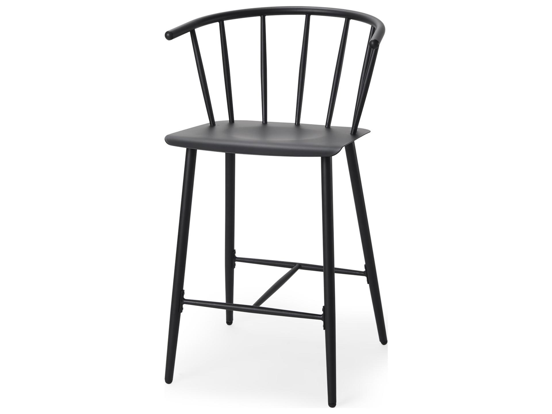 Colin Black Metal Counter Stool