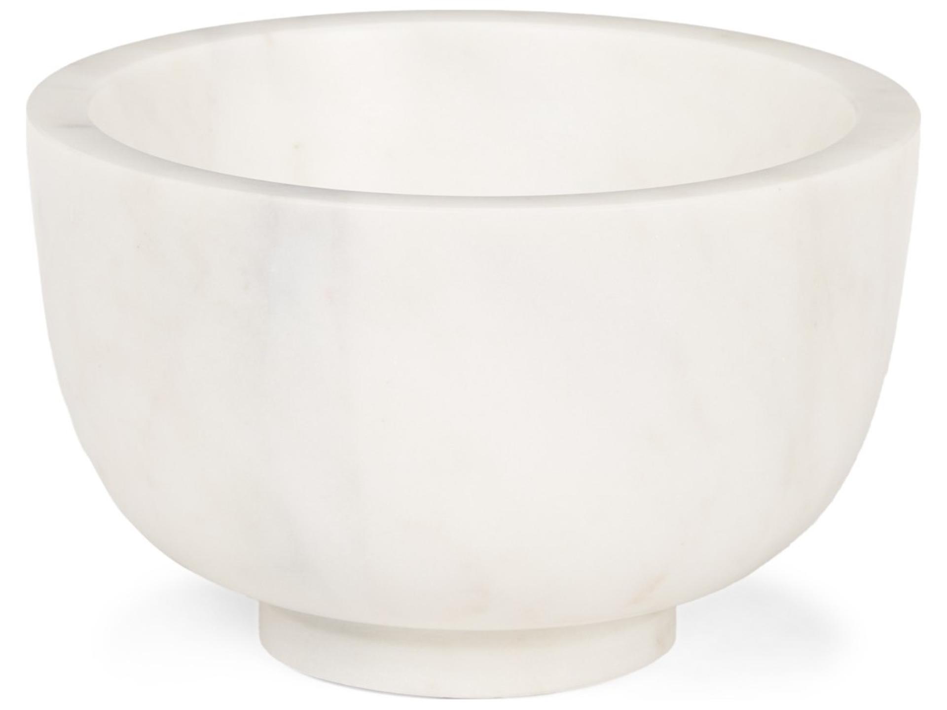 Katora Small Premium Solid White Marble Bowl