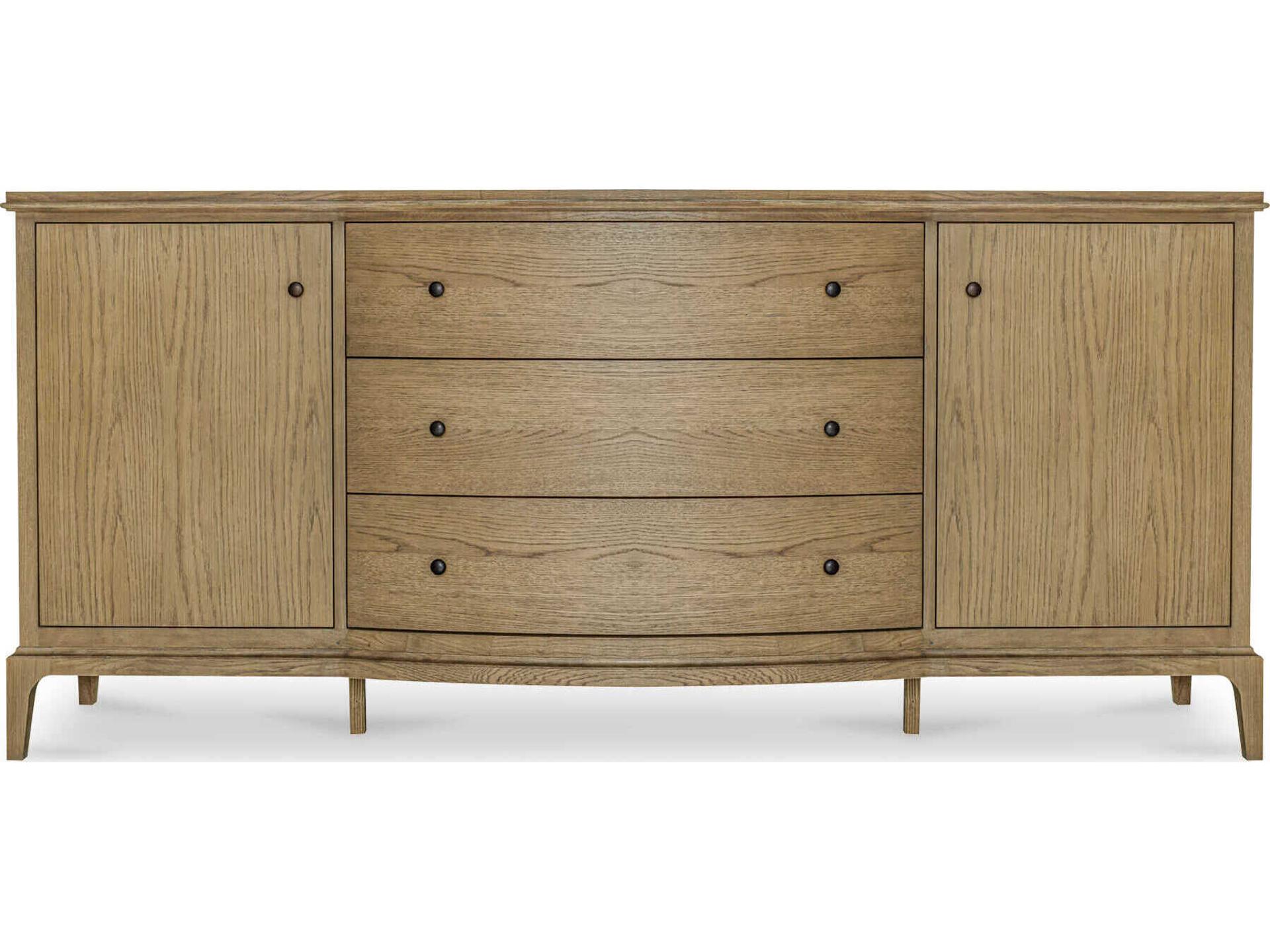 Sadie 78" Oak Wood Brown Sideboard
