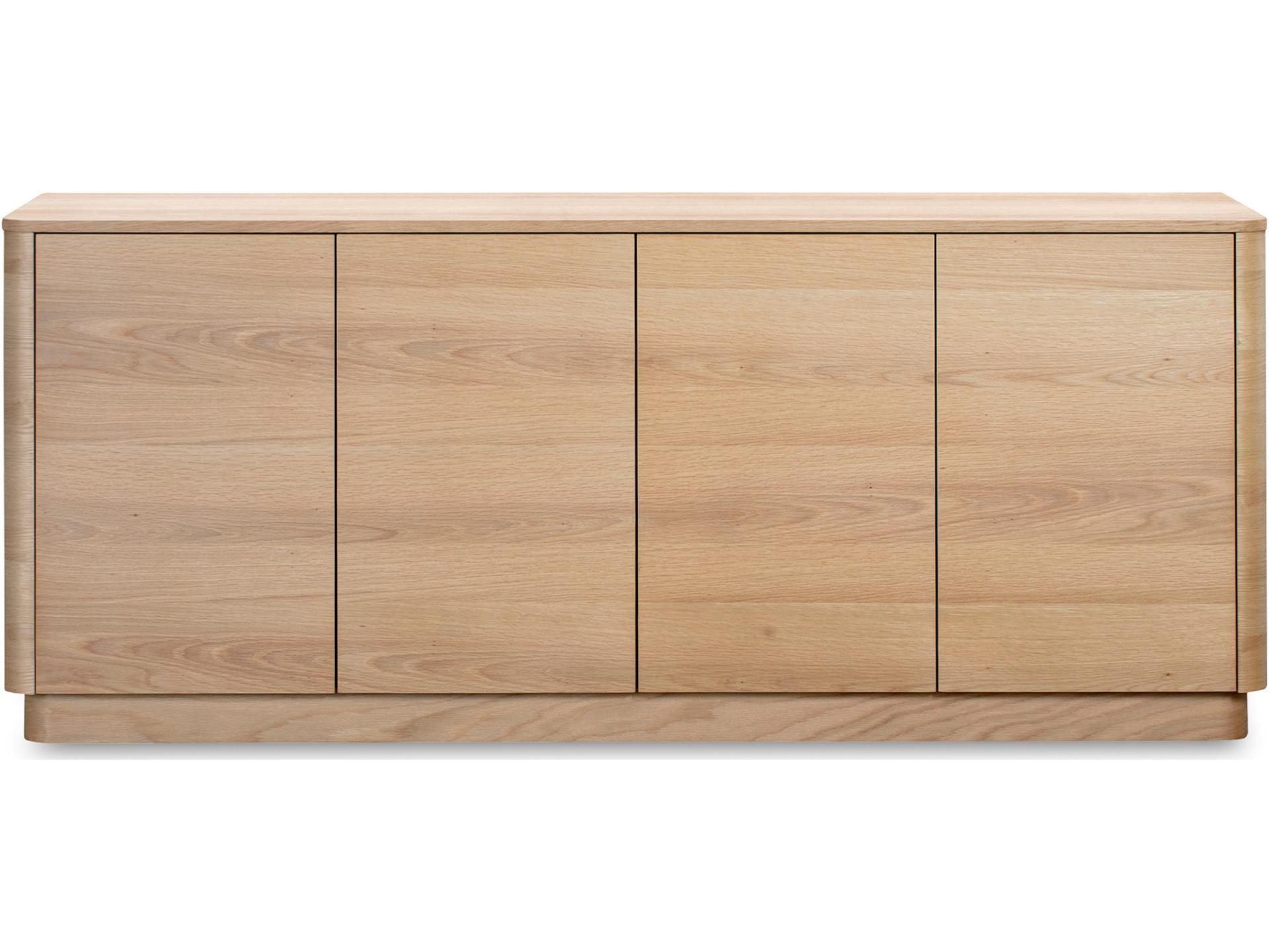 Round Off Sideboard Natural Oak Minimalist