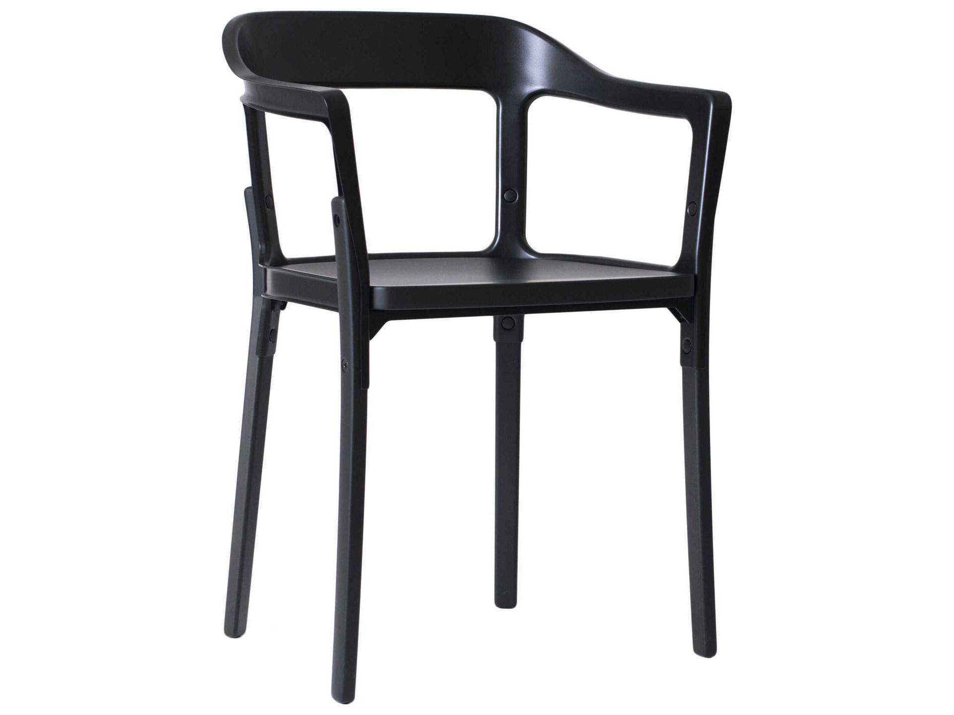 Steelwood Beech Wood Arm Dining Chair