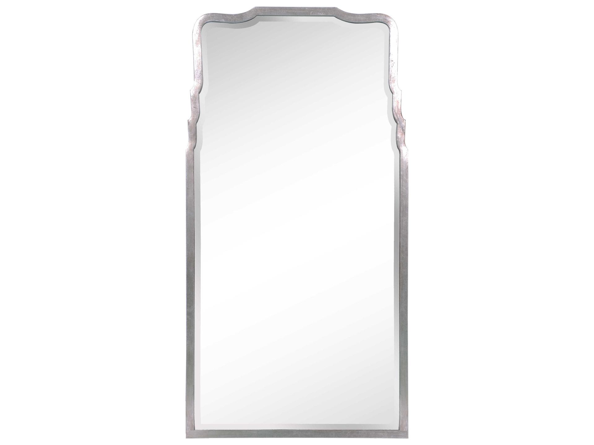 Mirror Home Antiqued Silver Leaf Wall Mirror