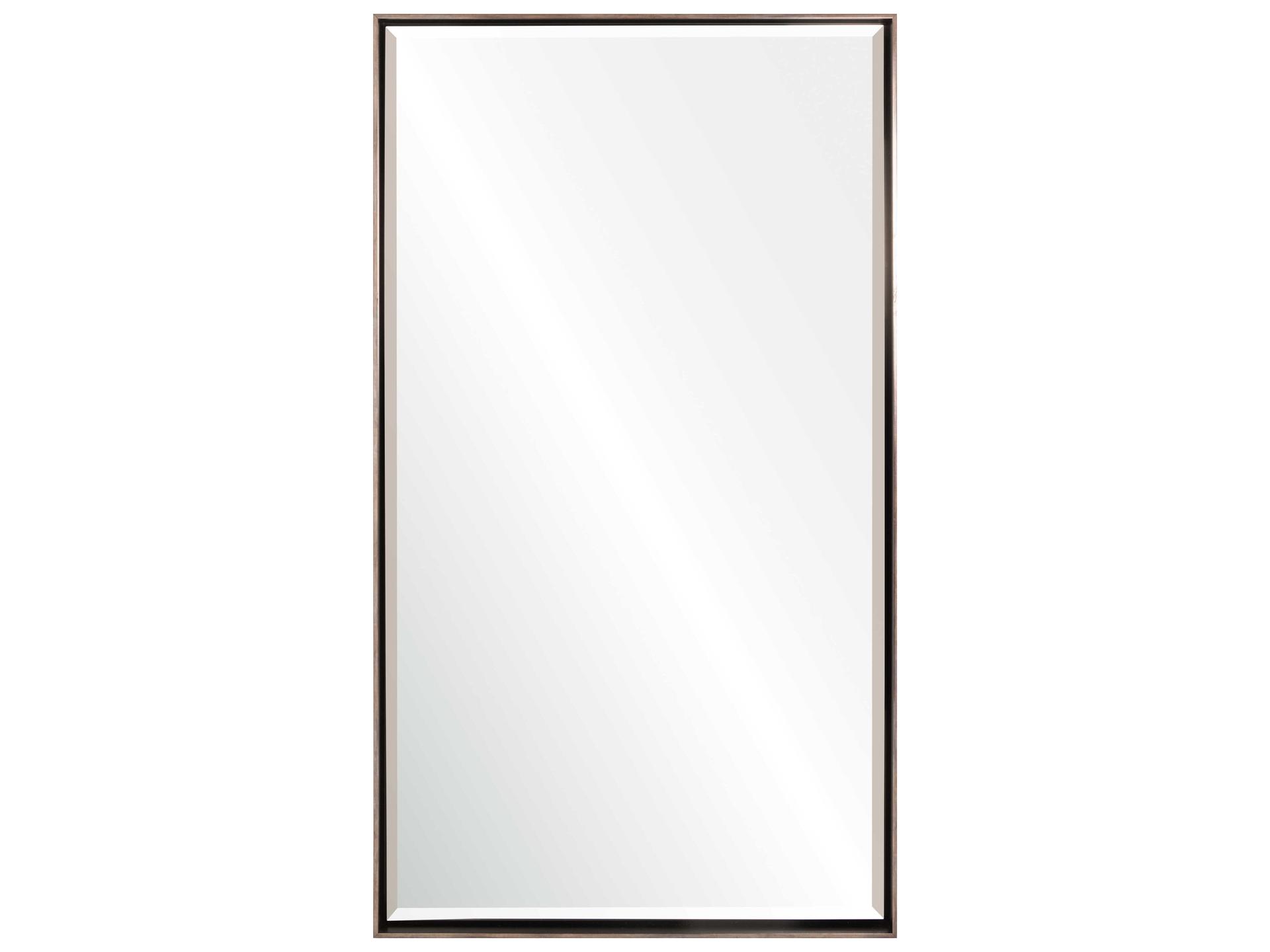Barclay Butera Dalton Rectangular Wall Mirror in Alloy Gunmetal