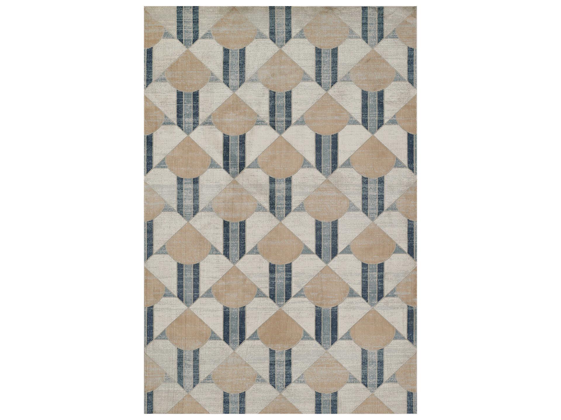 Edition EDI-1 Geometric Area Rug in Blue