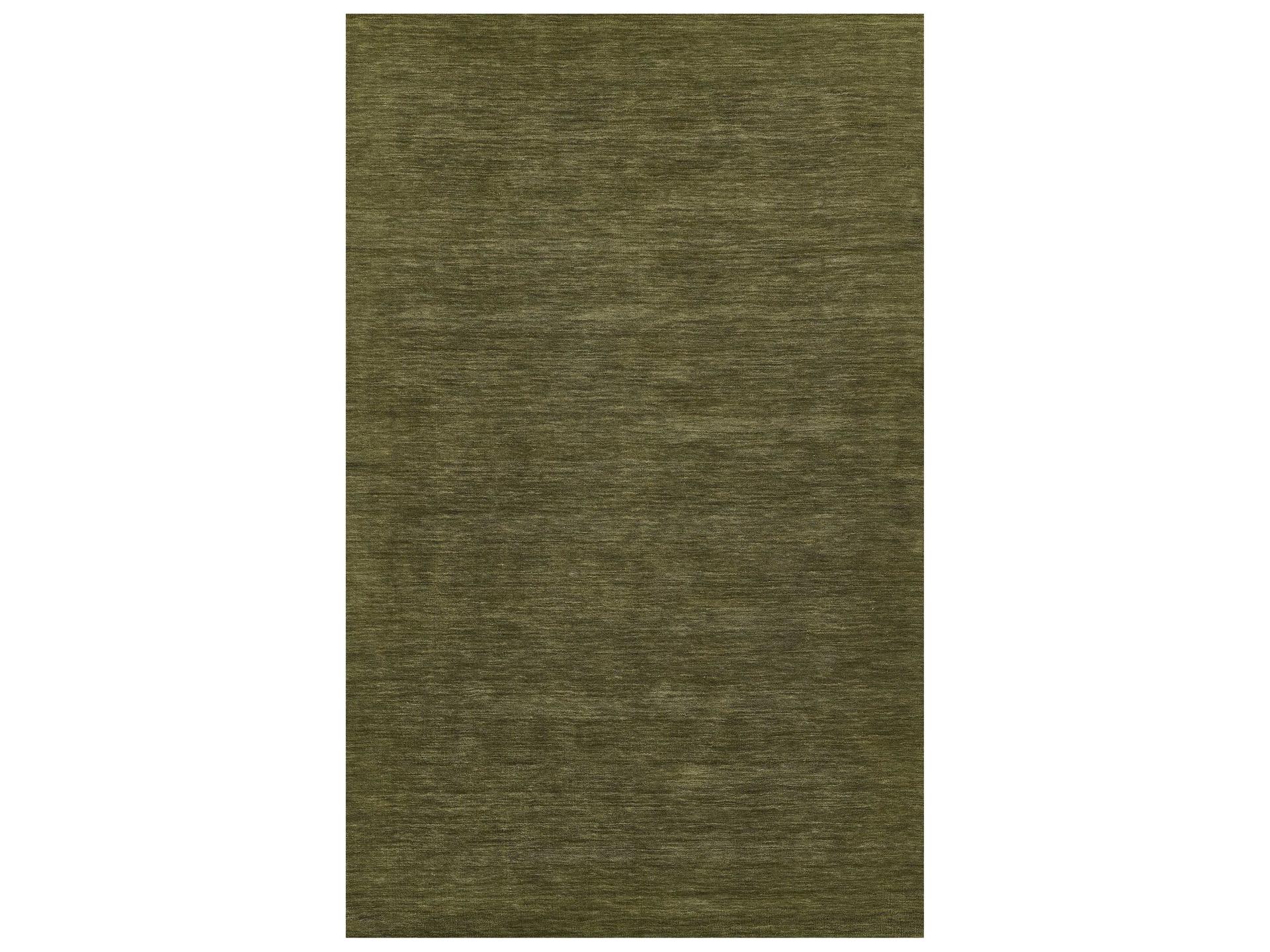 Iris Contemporary Hand-Loomed Area Rug in Green