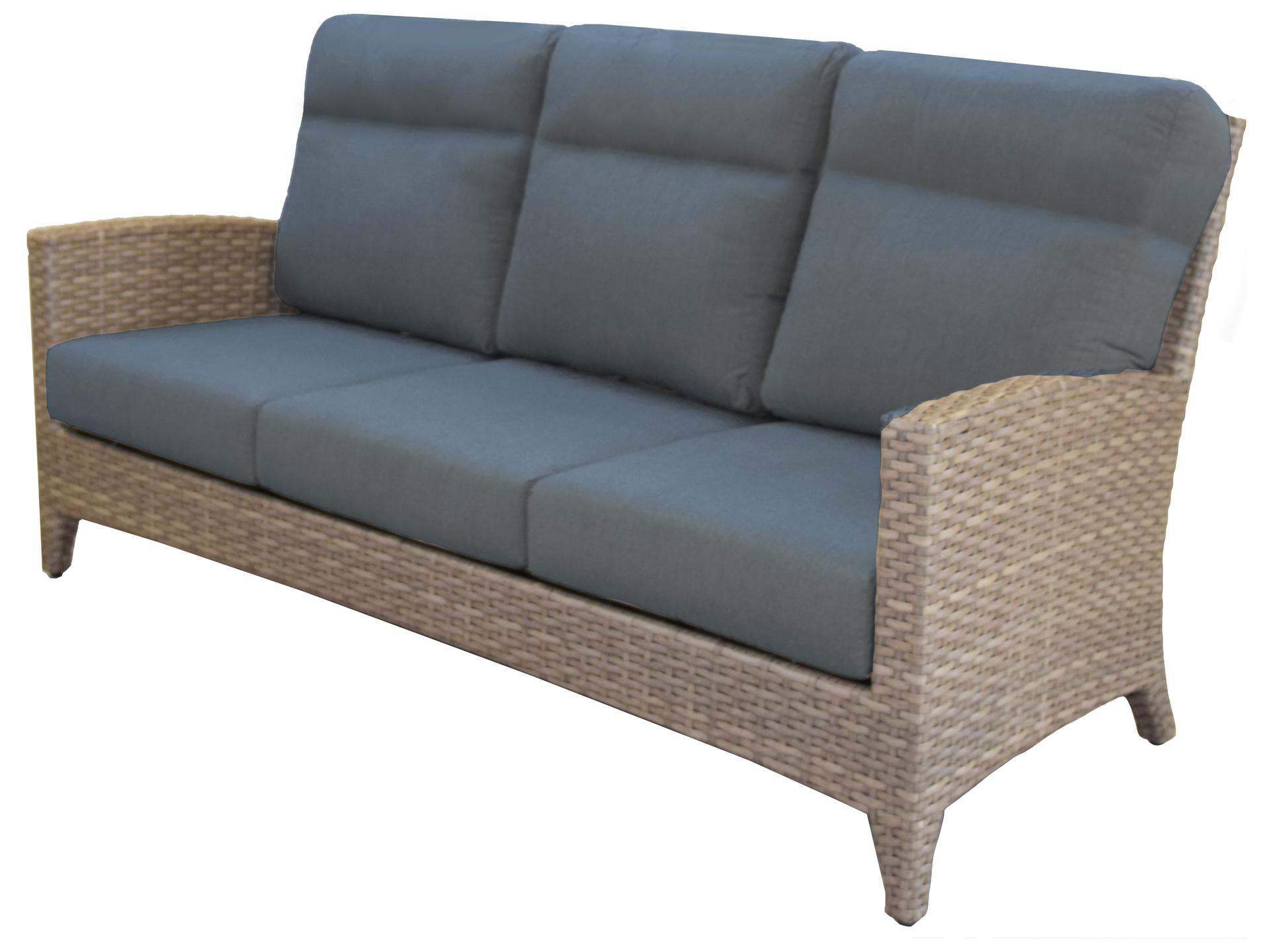 Cavalier 3-Seat Outdoor Wicker Sofa