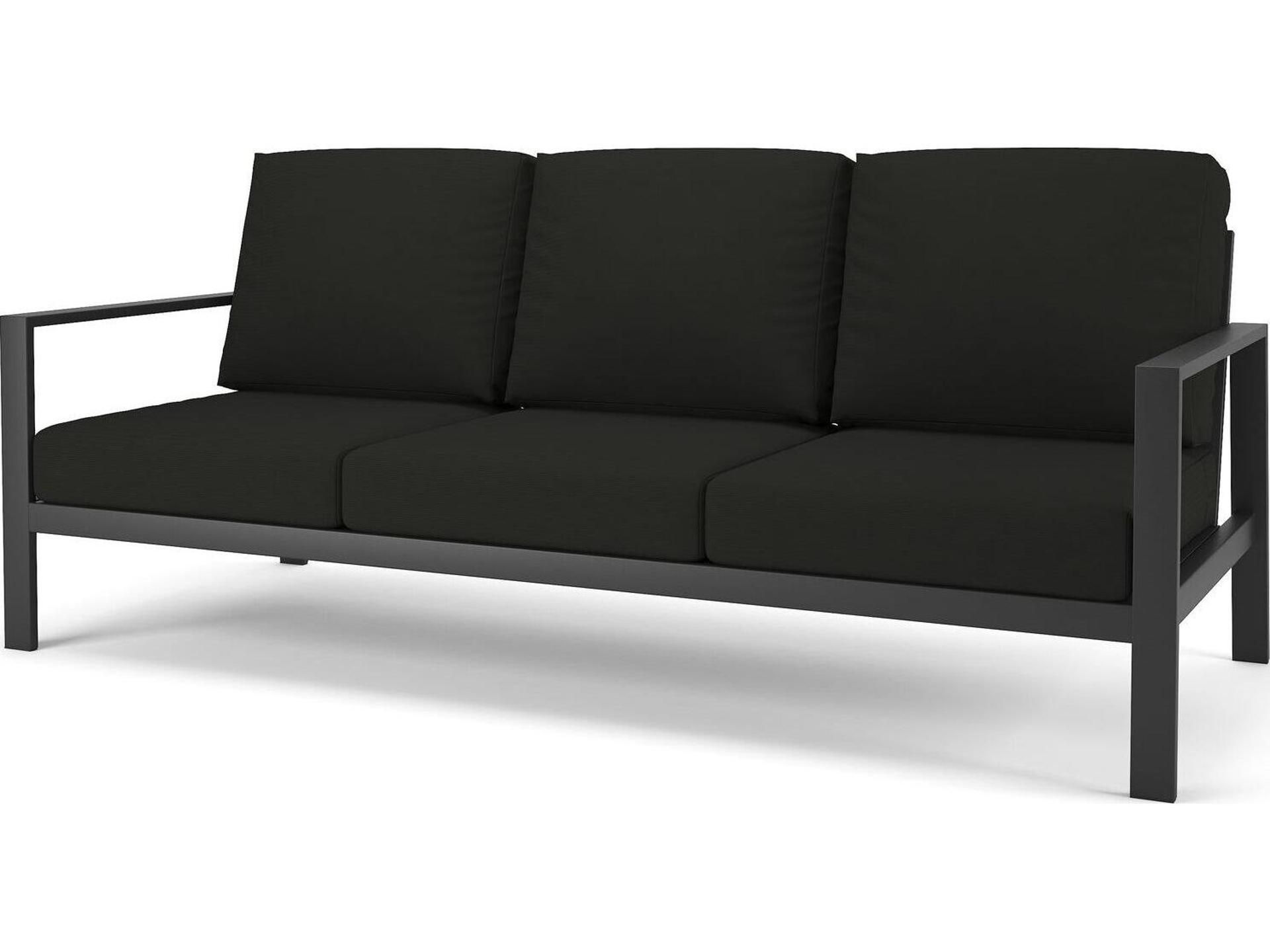 Hanover Slat Aluminum 3-Seat Sofa
