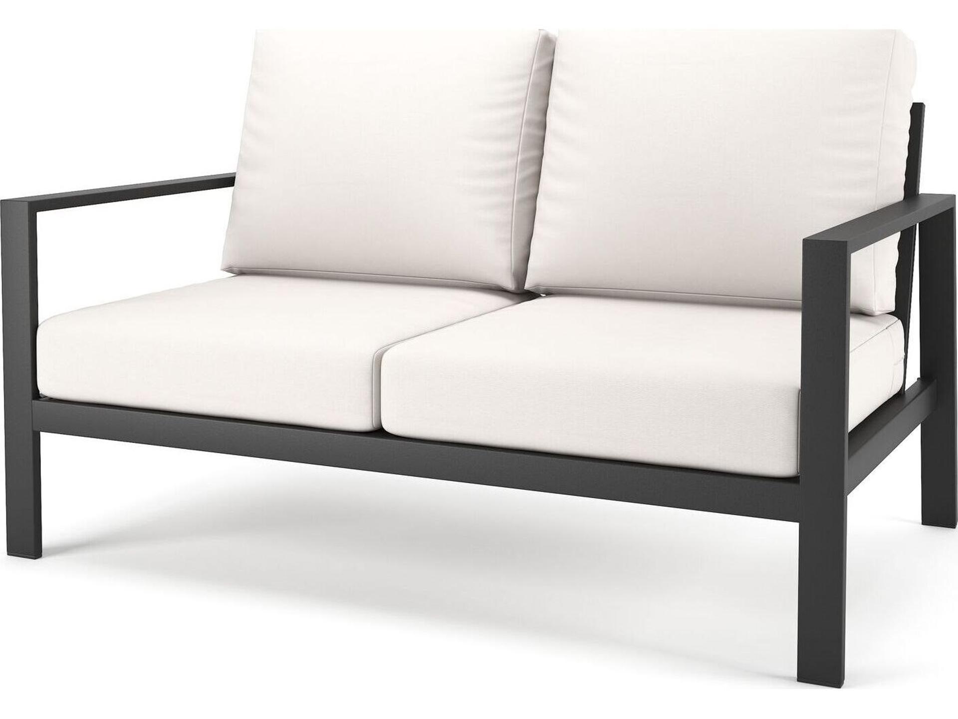 Hanover Slat Aluminum Loveseat