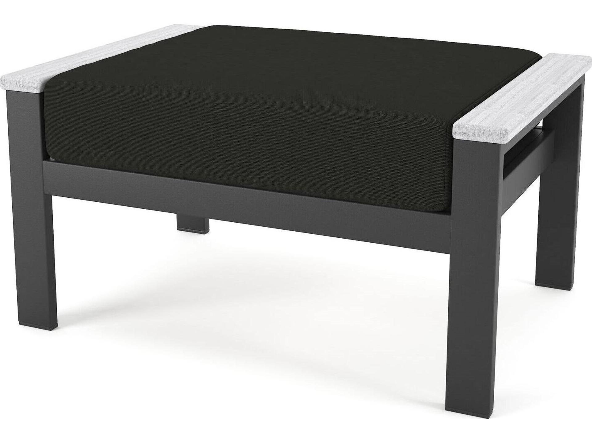 Hanover Slat Outdoor Rectangle Ottoman