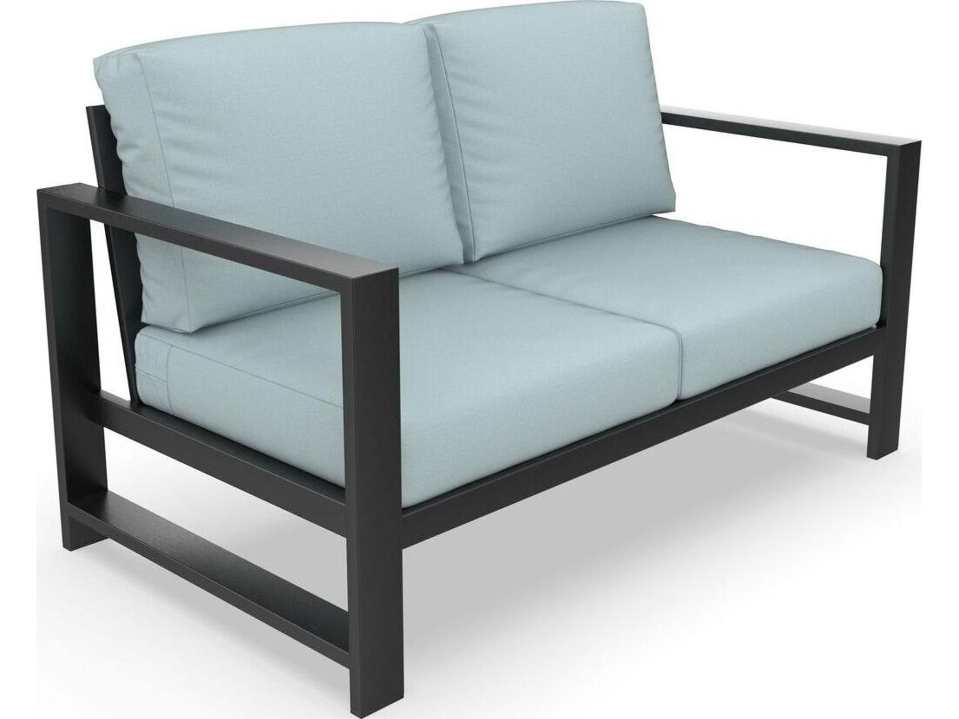 St Croix All Weather Wicker Loveseat