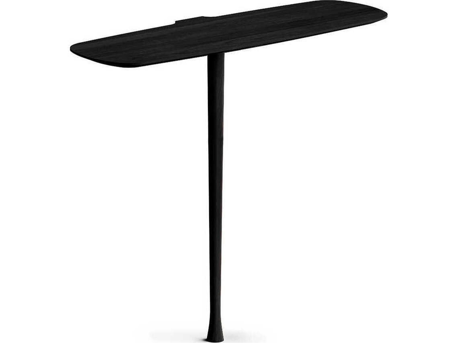 Unica Console Table Modern Black Wood