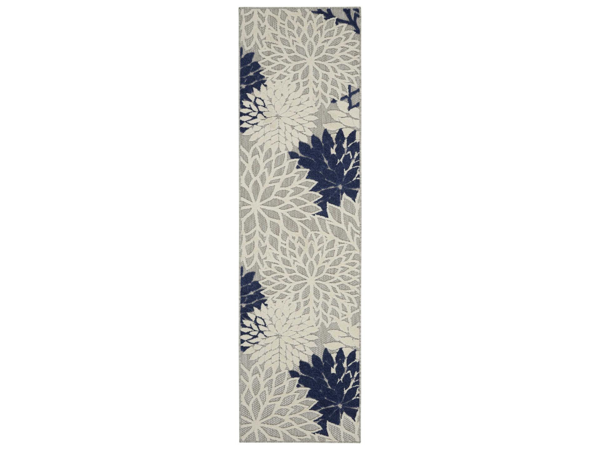 Aloha Runner Rug Indoor Outdoor Floral