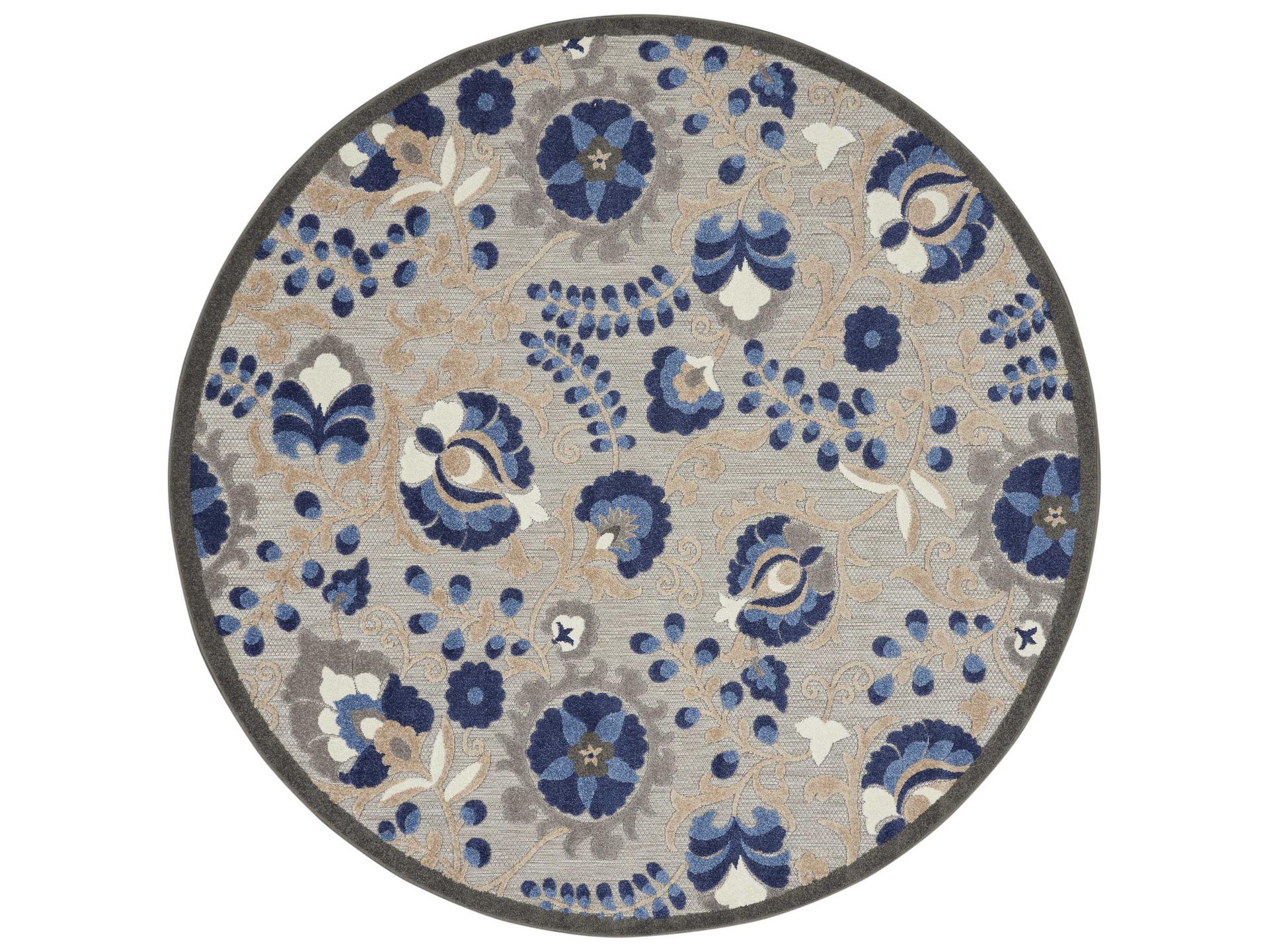 Aloha Indoor Outdoor Rug Floral High Traffic