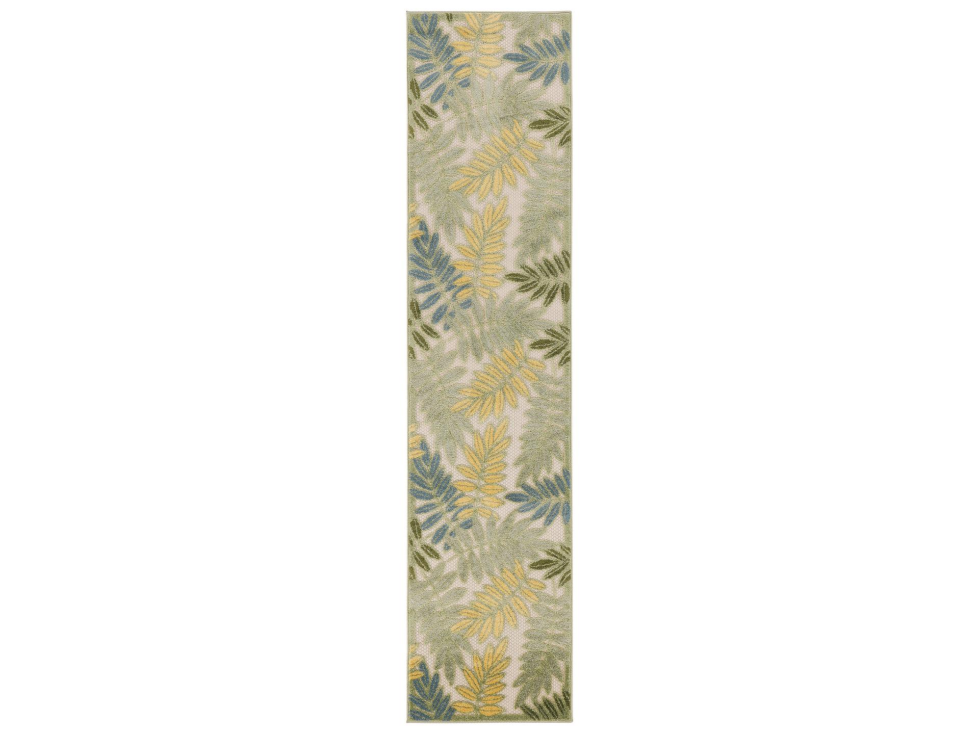 Aloha Runner Rug Indoor Outdoor Floral