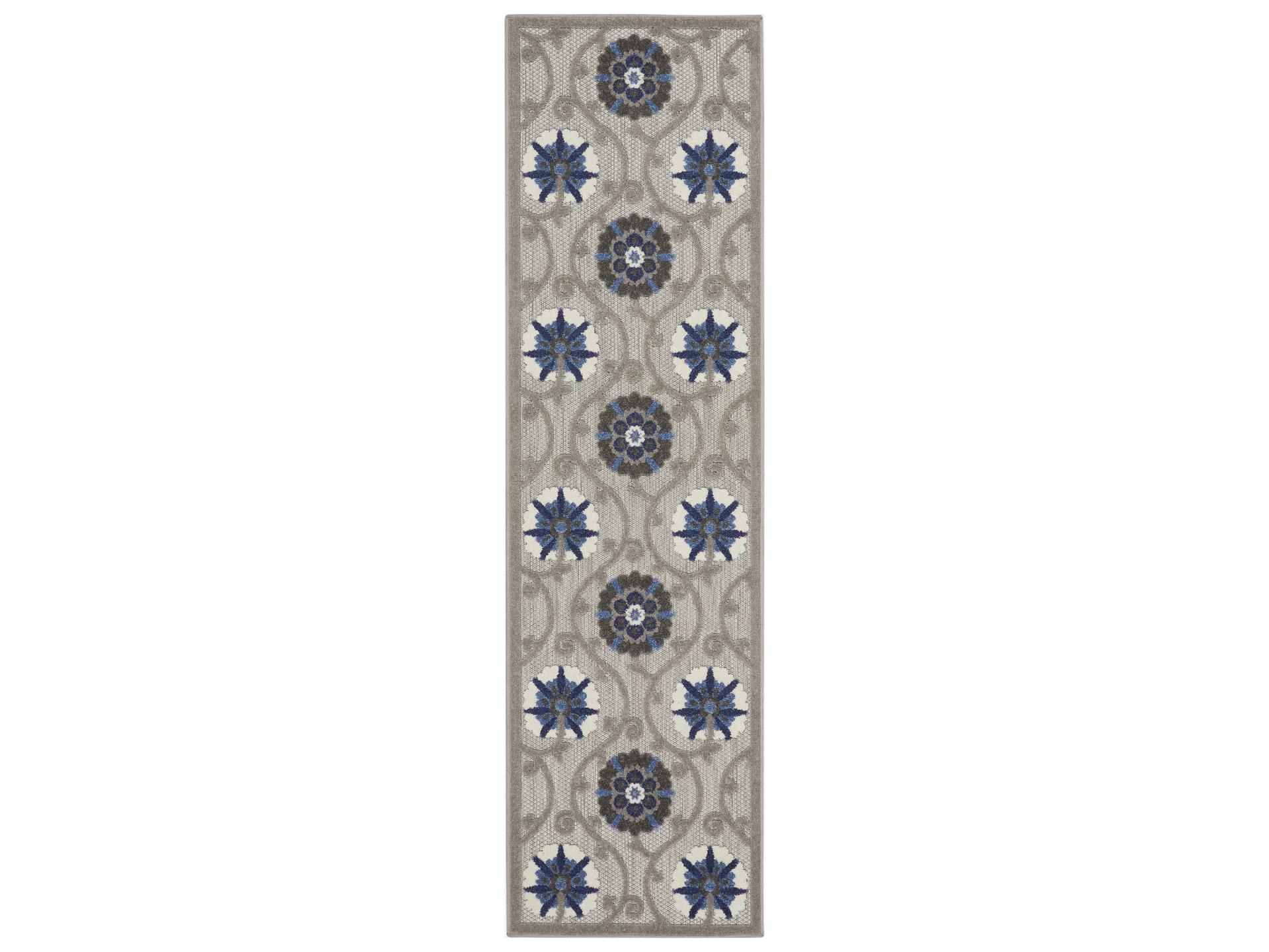 Aloha Runner Rug Indoor Outdoor Floral