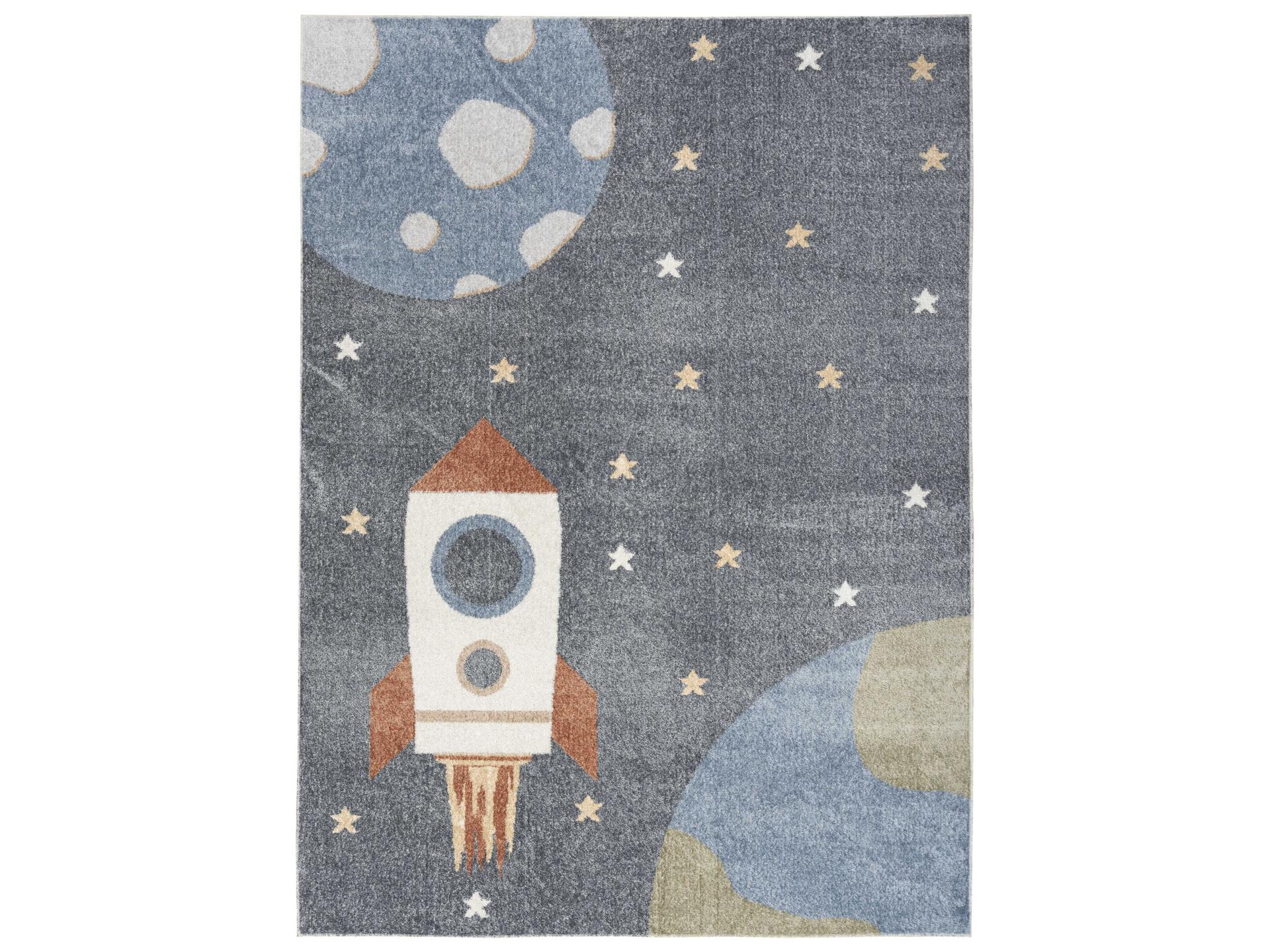 Astra Machine Washable Graphic Area Rug