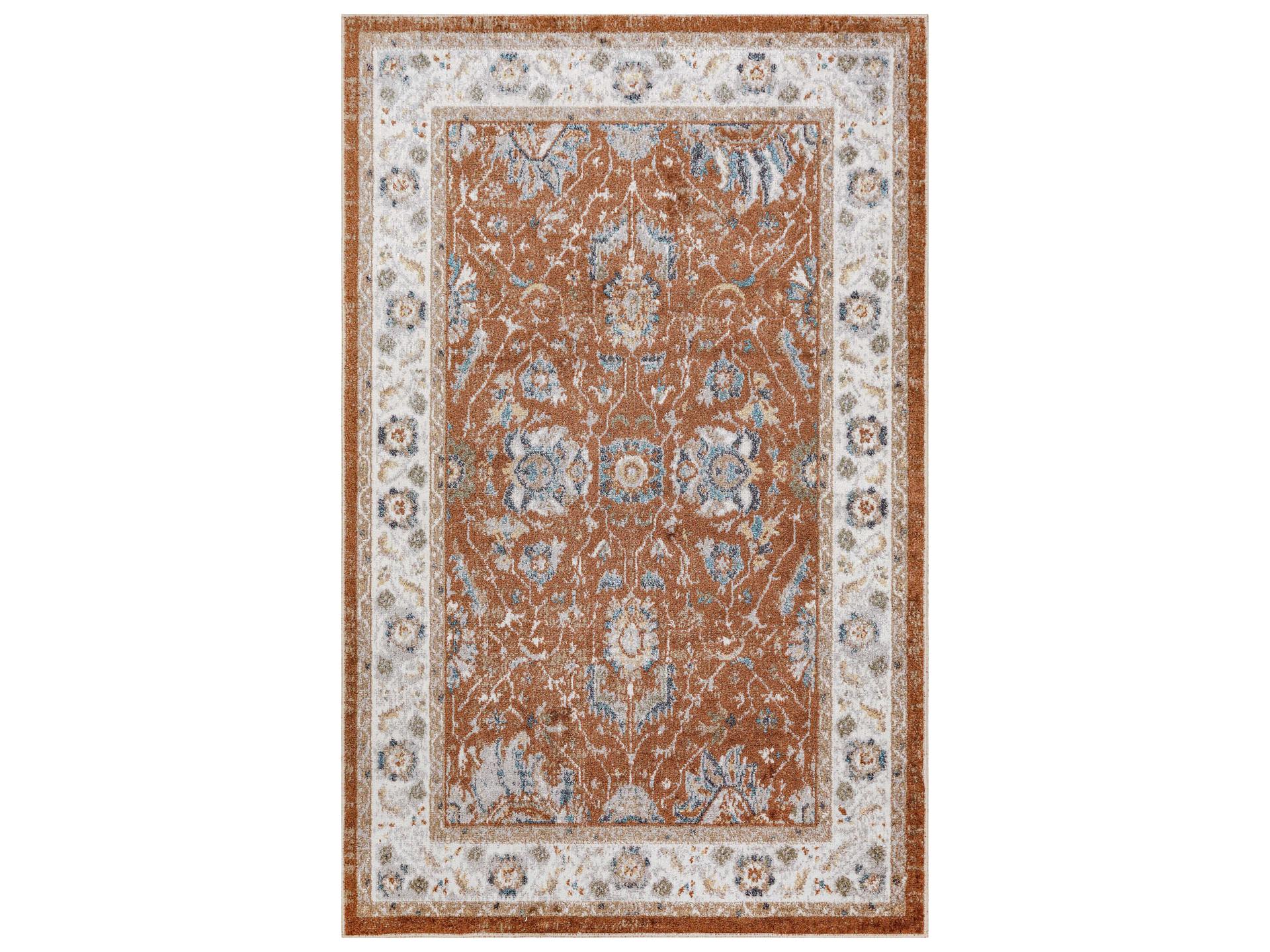 Astra Machine Washable Bordered Area Rug