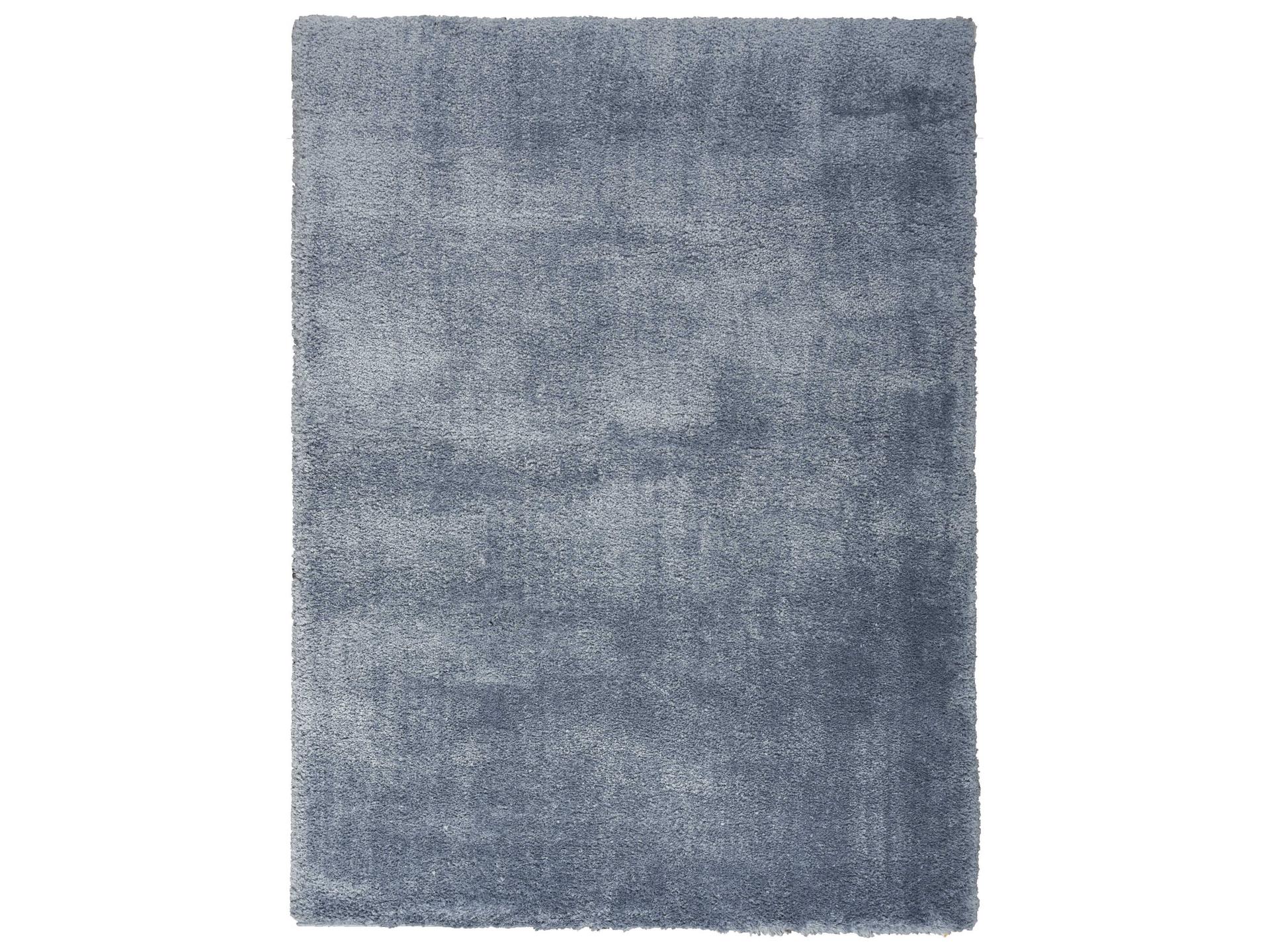 Dreamy Shag Polyester Light Blue High Pile Area Rug