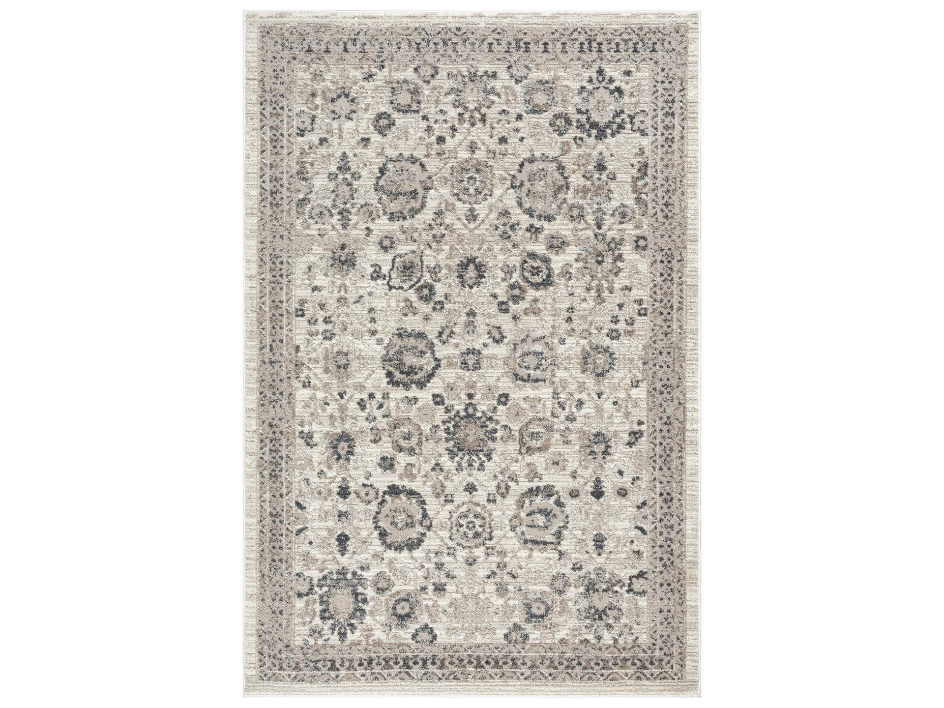 Eco Cycle Bordered Area Rug