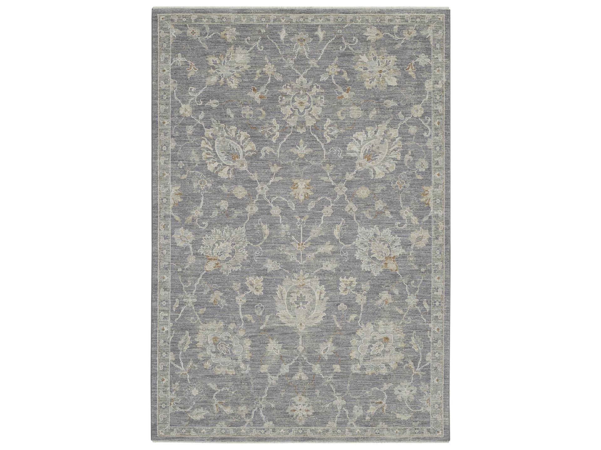 Infinite Area Rug in Charcoal Vintage Persian
