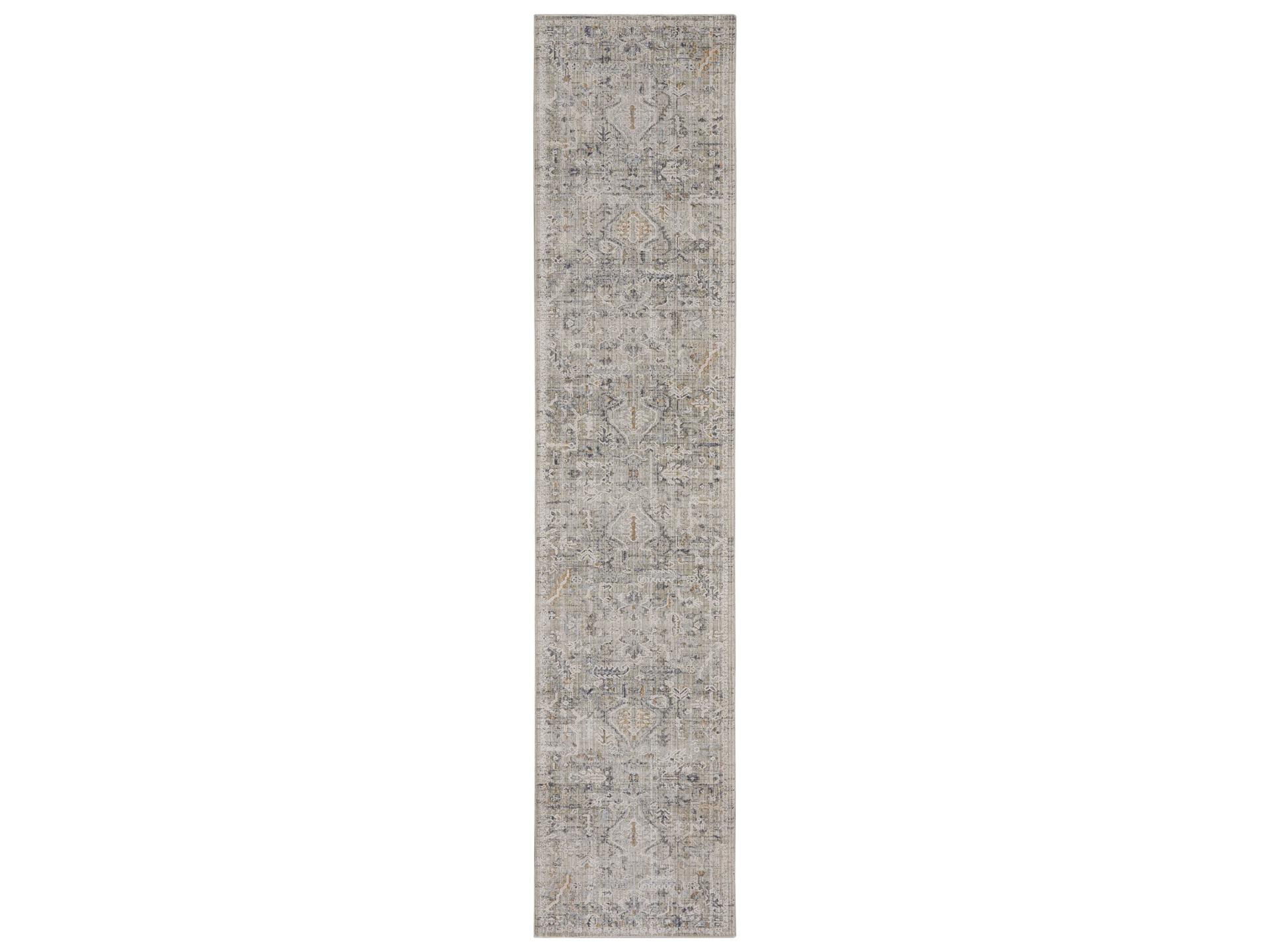 Lynx LNX02 Ivory Taupe Persian-Inspired Runner Rug