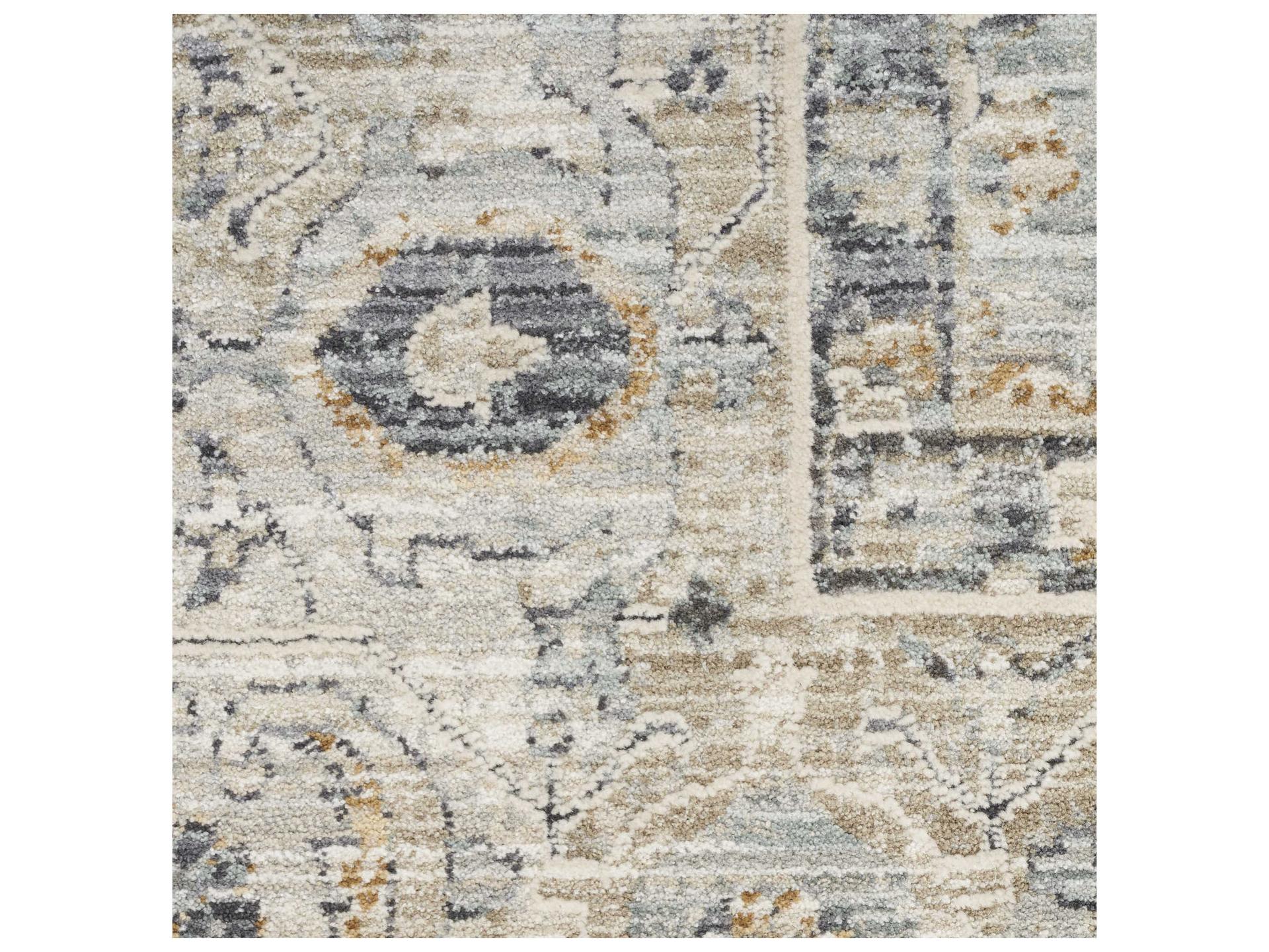 Nourison Lynx Bordered Runner Area Rug