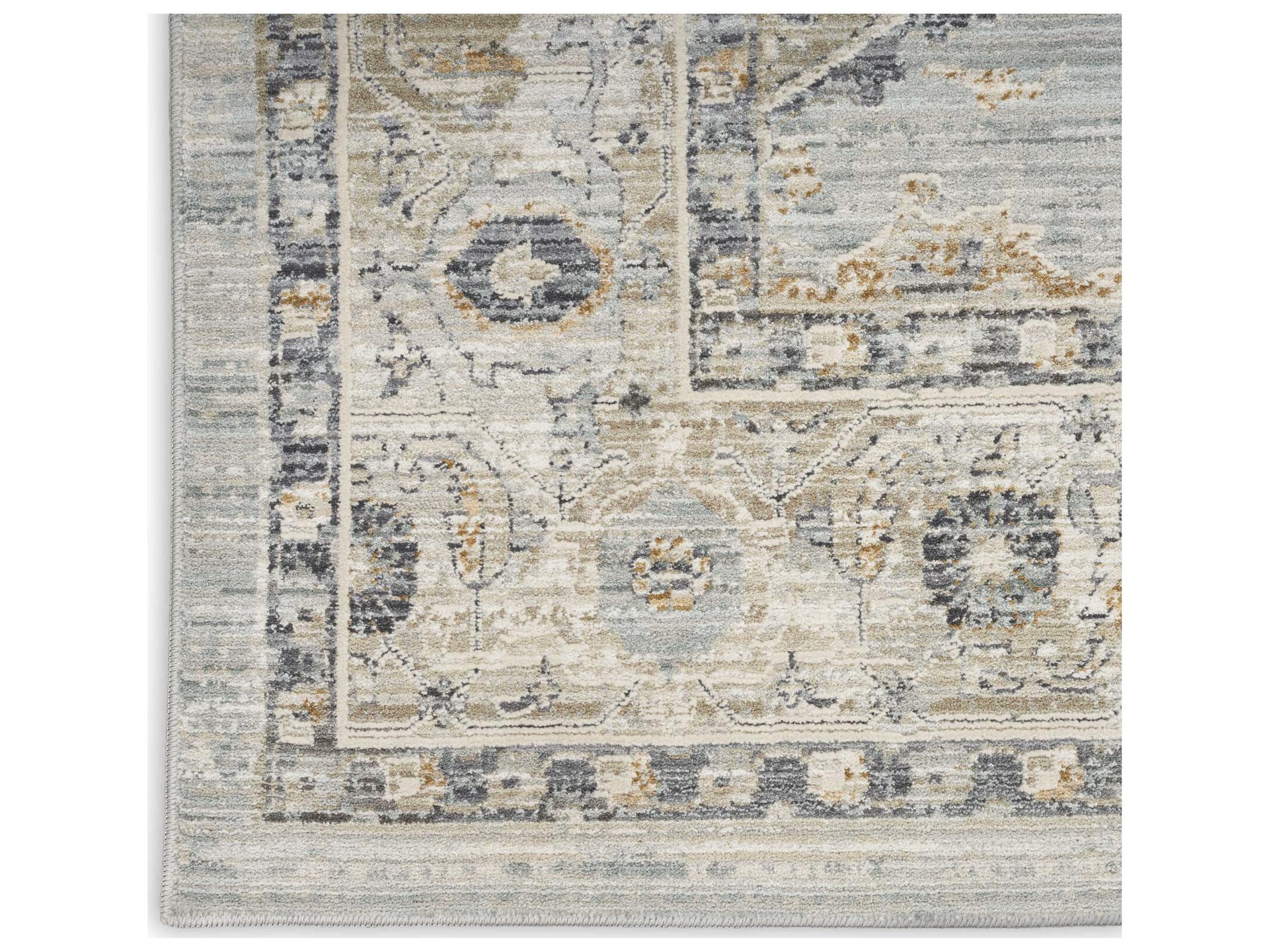 Nourison Lynx Bordered Runner Area Rug