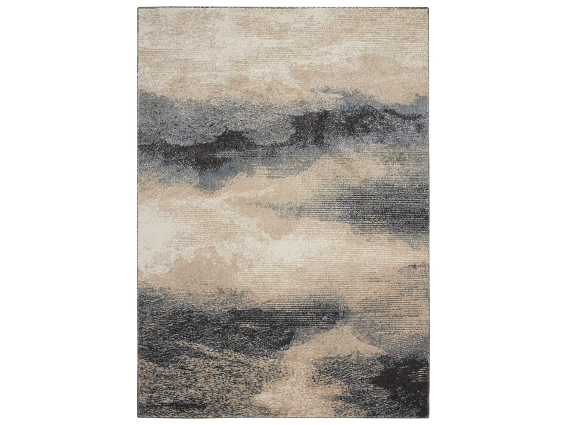 Maxell Area Rug in Flint Abstract